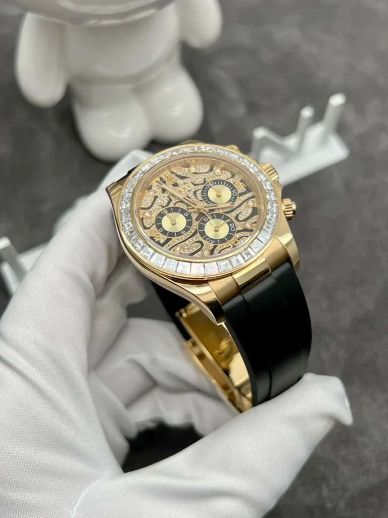 Rolex Solid Gold Watch and Diamonds Daytona 116588TBR Eye Of Tiger 40mm - Top club