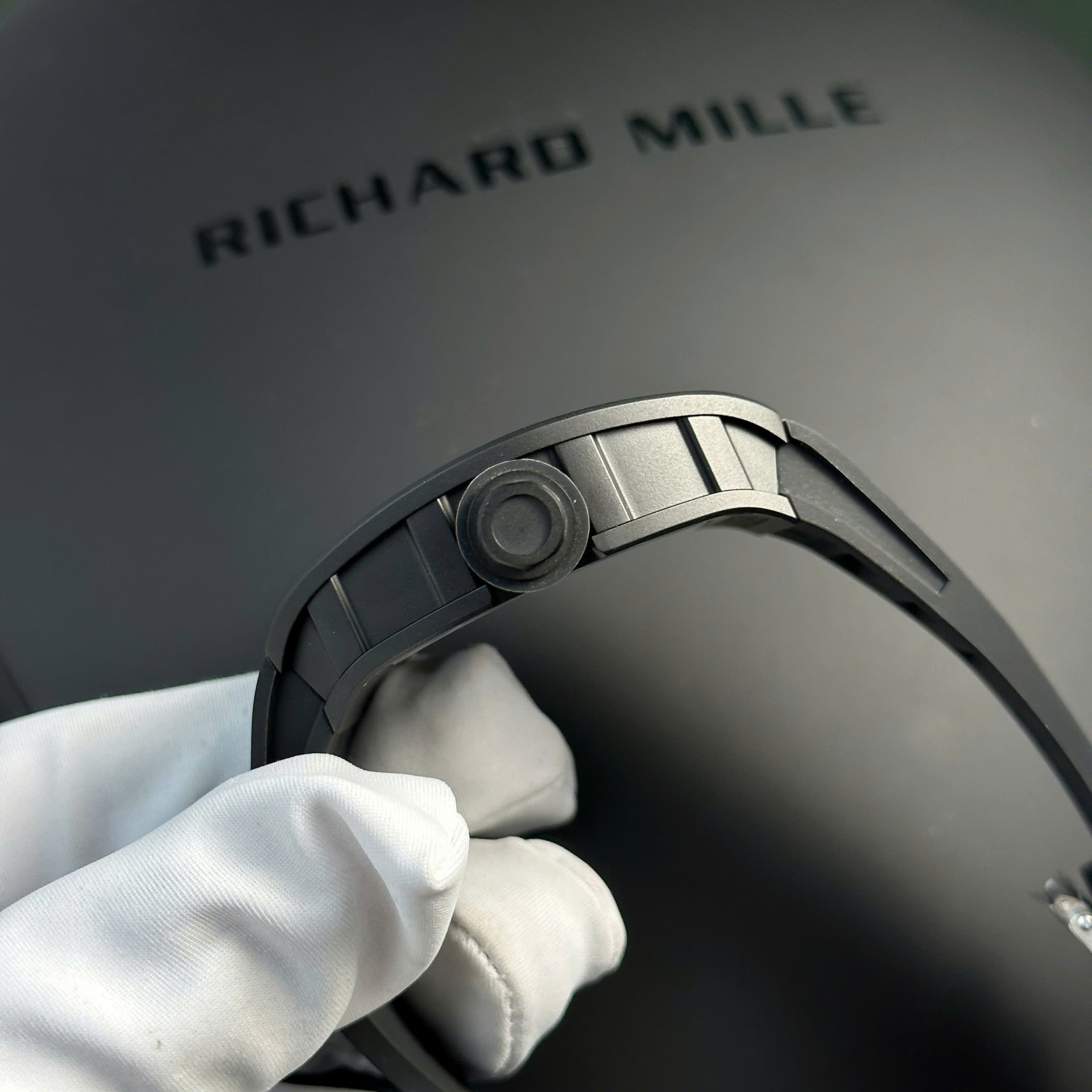 Richard Mille Replica Watch RM055 Black Ceramic Rubber Strap BBR Factory 42,7 49,9mm - Top club