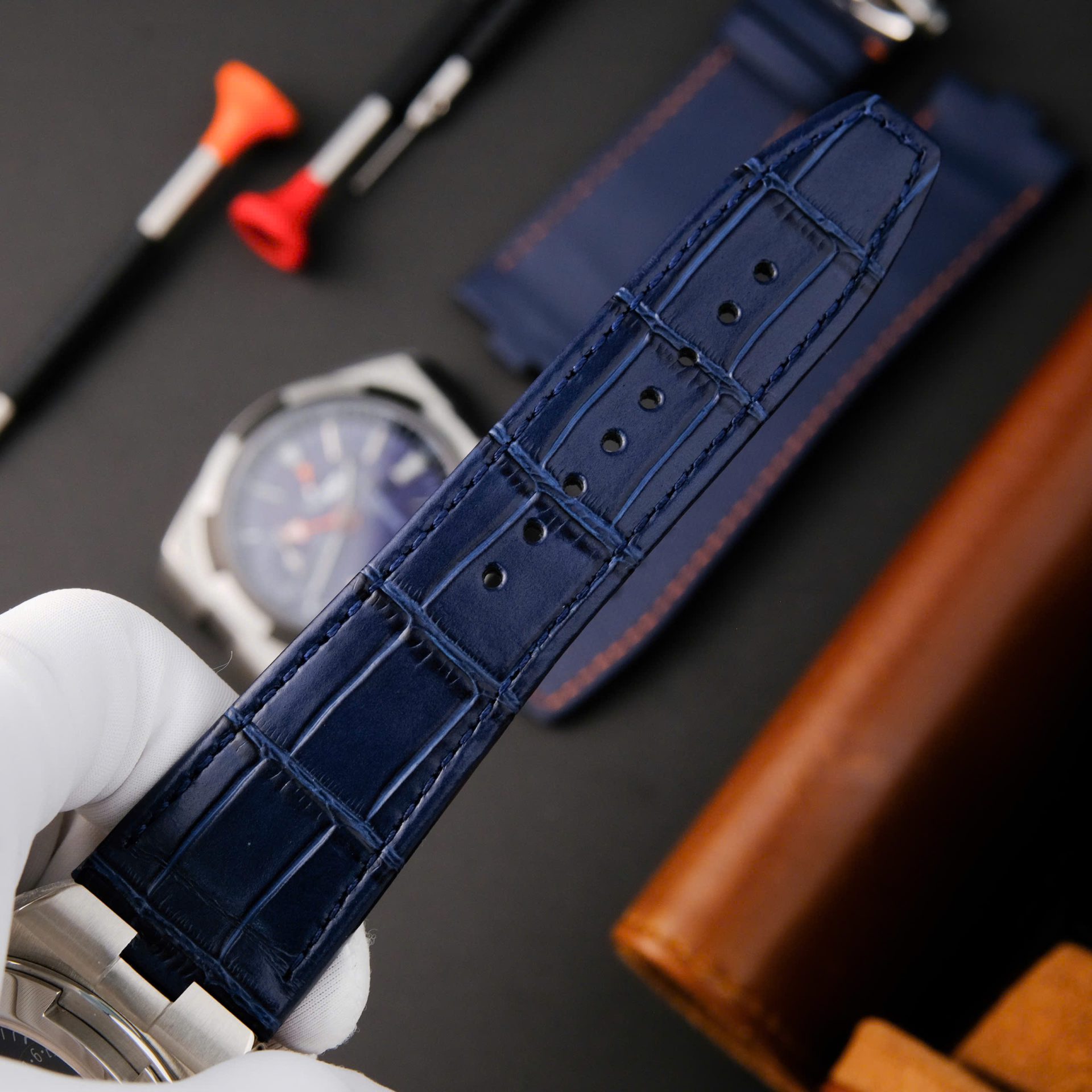 Vacheron Constantin Overseas Dual Time 7900V Replica Watch Blue Dial PZ Factory 41mm - Top club