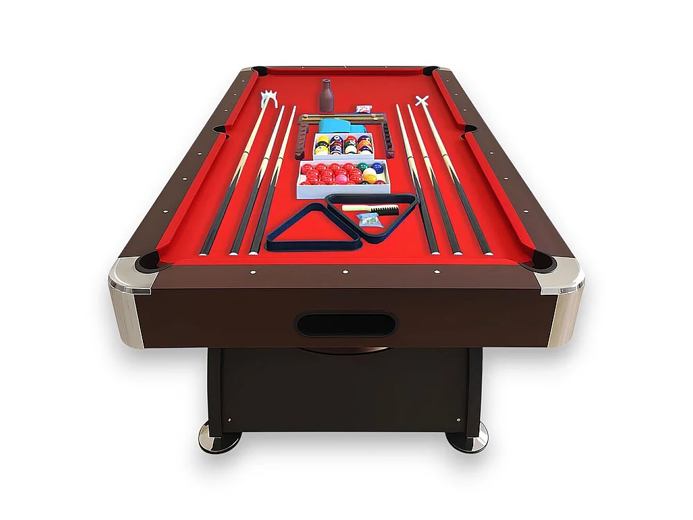 Table de billard 8 pieds avec accessoires complets – Viper Red