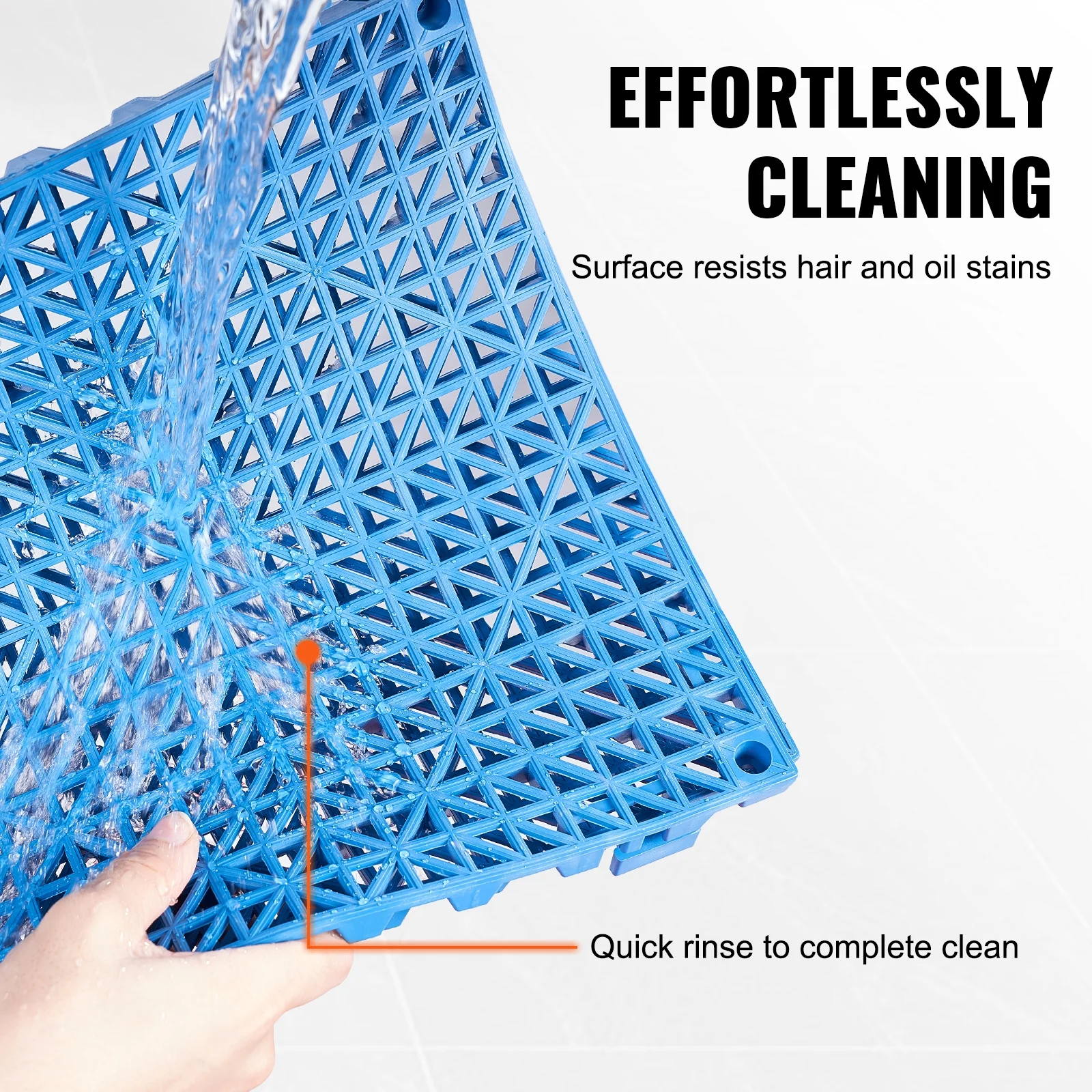 KFFKFF Connectable Tiles in Blue, 55PCS, Measuring 12