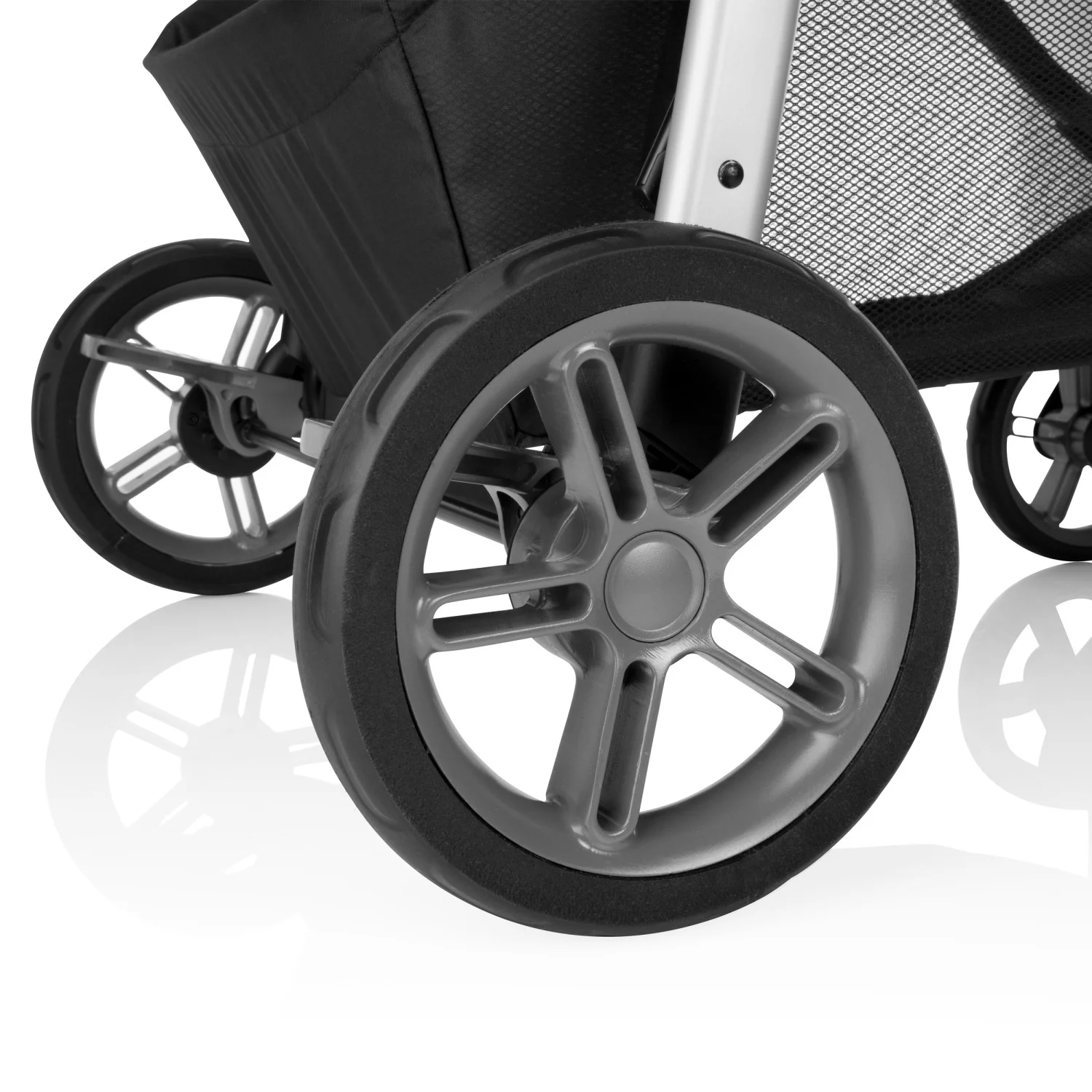 Evenflo Omni Plus Modular Travel System with LiteMax Sport Infant Car Seat, Mylar Gray, Unisex - Image 20