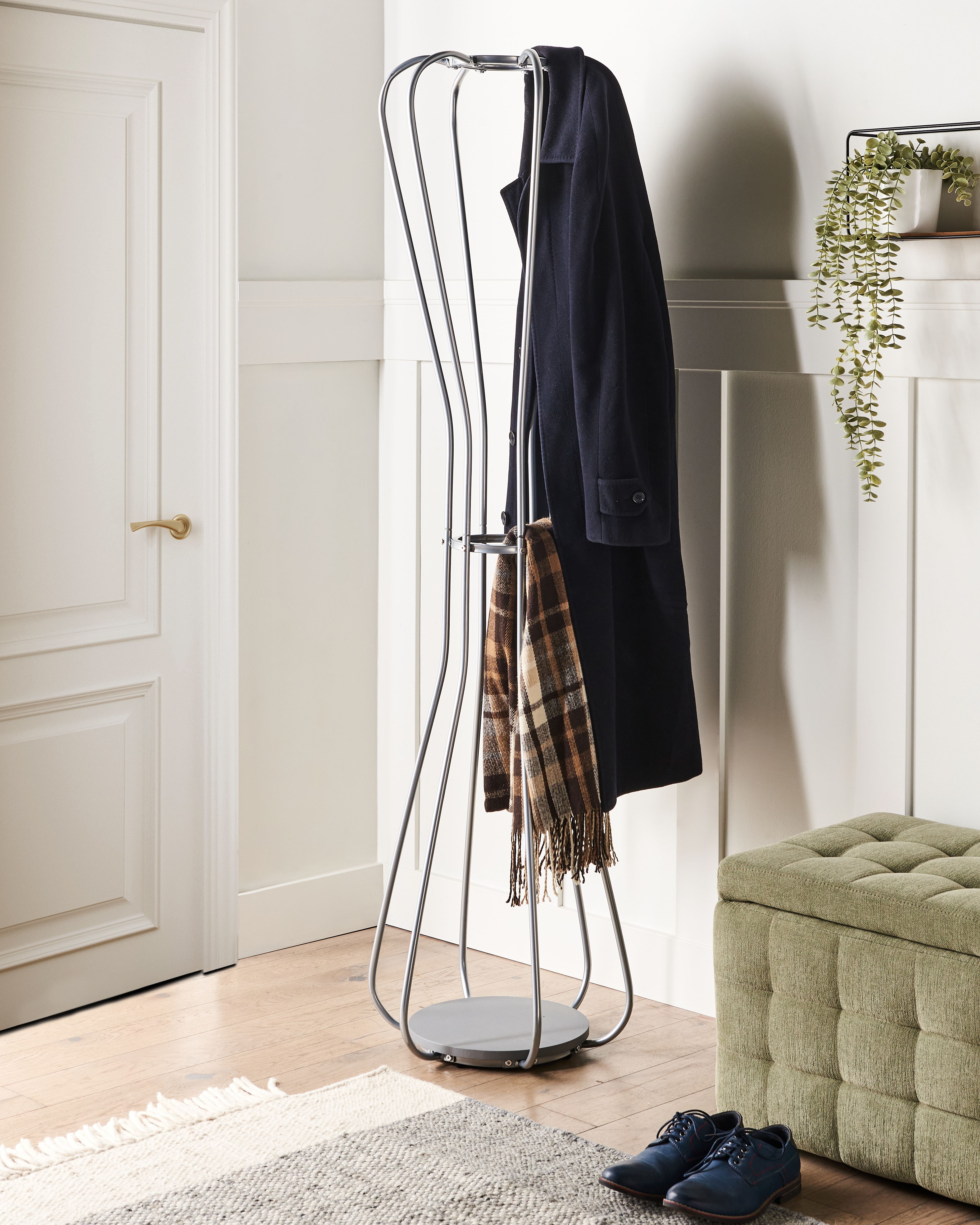Coat Stand ORDWAY Silver