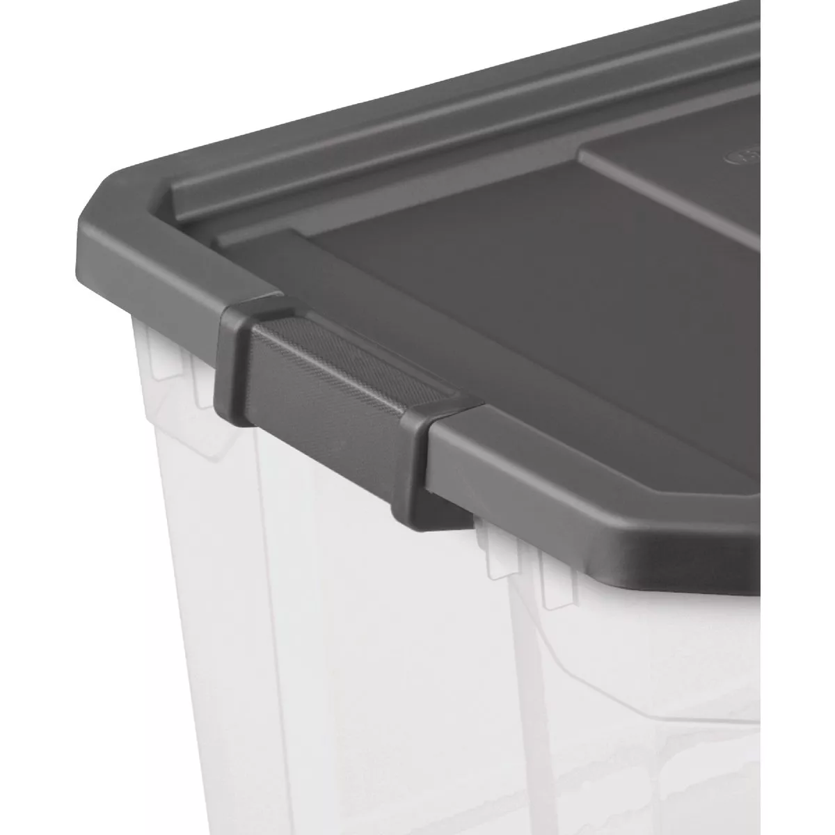 Sterilite 76 Qt./72L Flat Gray Stacker Storage Tote