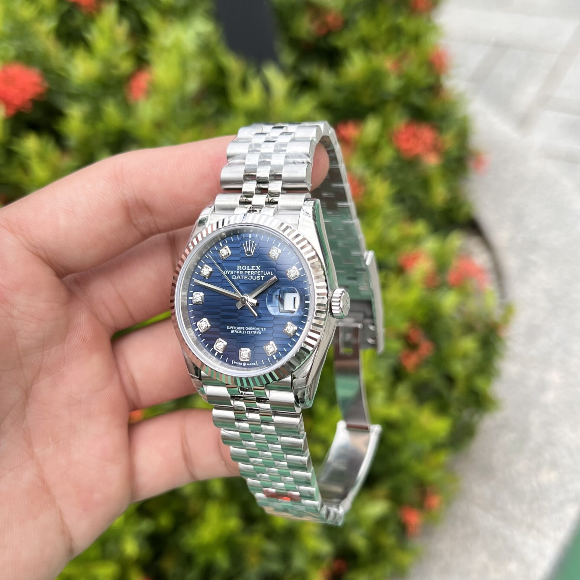 Rolex DateJust 126234 Rep 1:1 Watch Blue Dial VS Factory 36mm - Top club