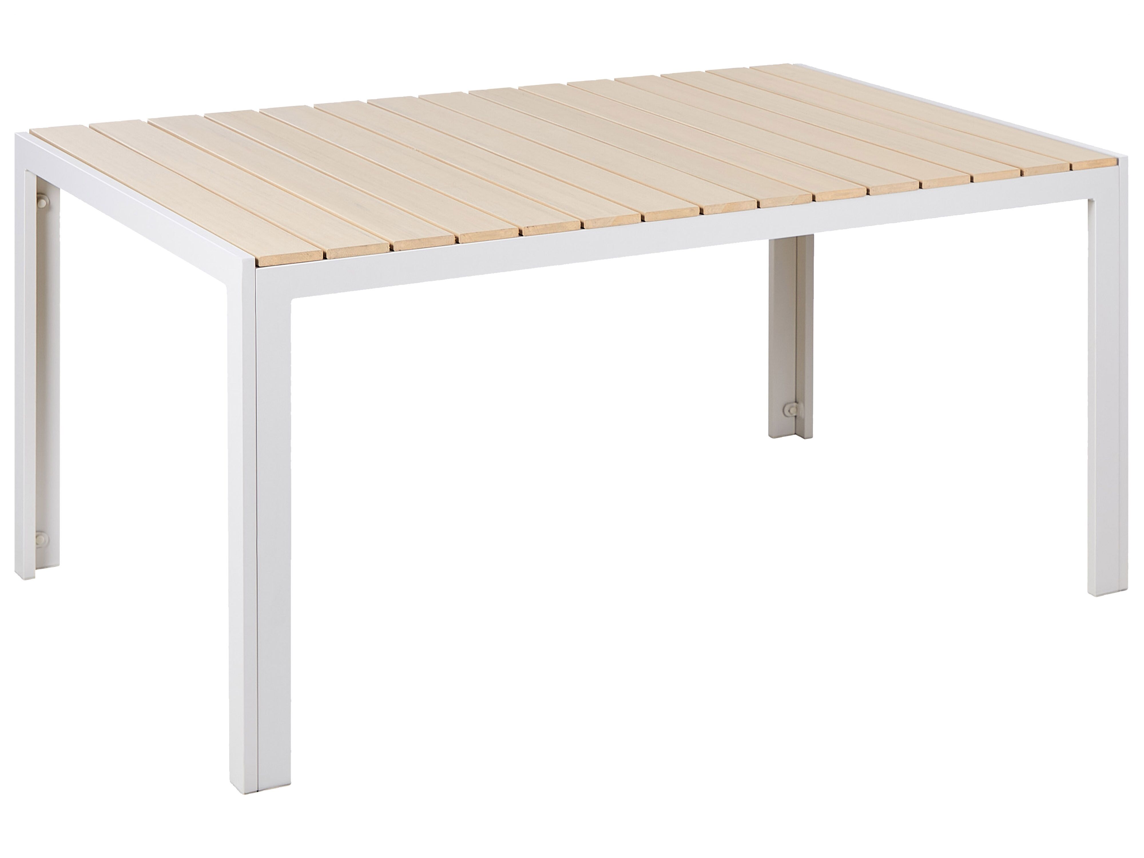 Outdoor Dining Table for 6 COMO 150 cm 90 cm Beige