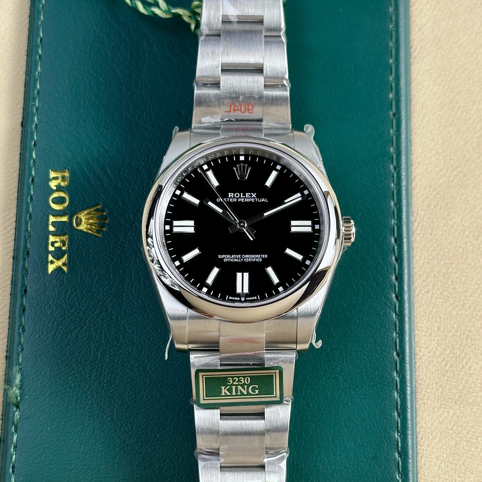 Rolex Oyster Perpetual 124300 Black Dial Replica Watch King Factory 41mm - Elite Watch Atelier