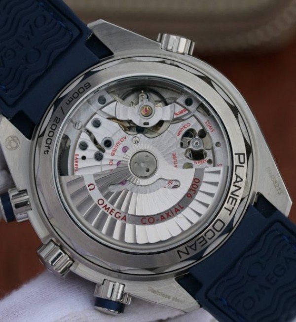 Replica Omega Planet Ocean Master Chronometer OMF Blue LiquidMetal Blue Leather A9900 - Top club