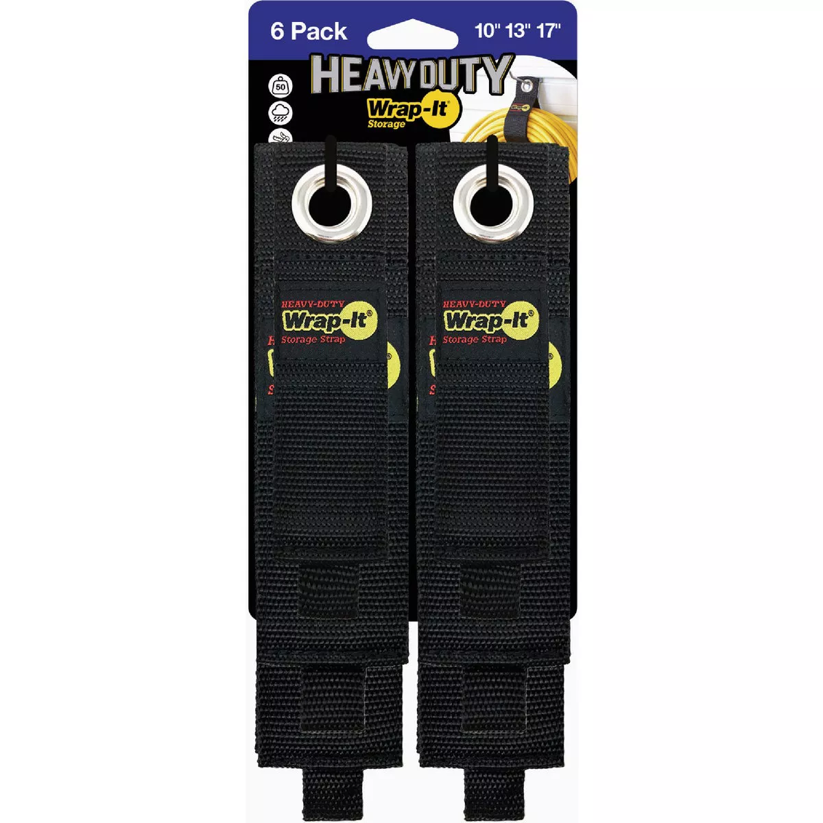 Wrap-It Storage 10 In./13 In. /17 In. Heavy-Duty Straps (6-Pack)