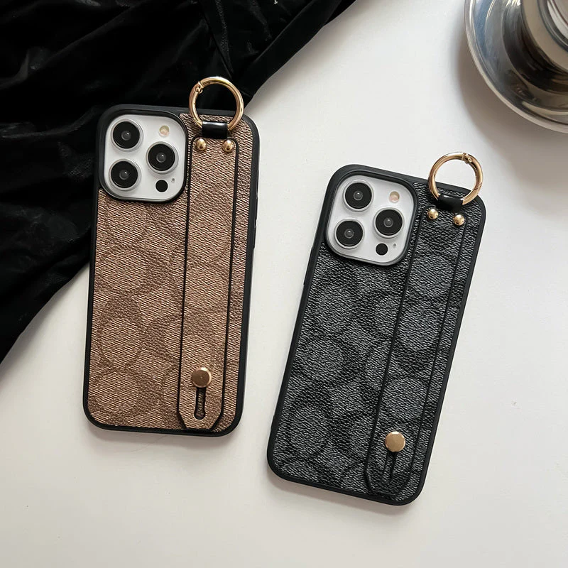 Coach iPhone Case With Holder Coffee-SW240330 - Wholesale & Influencer