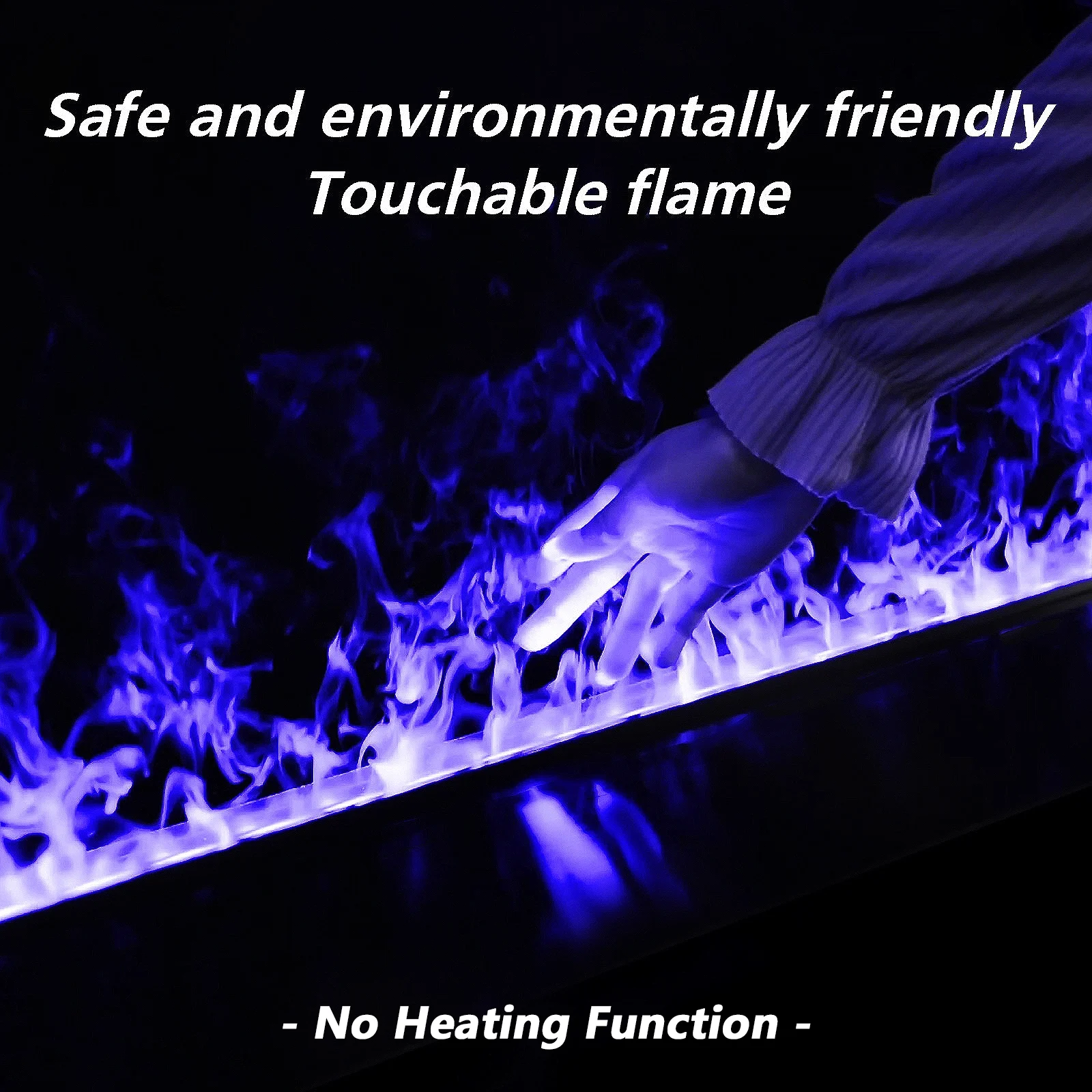 31.5-inch Water Vapor Fireplac with Dual-mode Water Supply System,Vapor Fireplace with 3D Realistic Flame,Electric Fireplace with Remote/Touch Control for Timer,Dimmable - Image 13