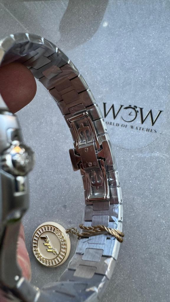 Replica PATEK PHILIPPE Nautilus 5811/1G PPF 1:1 Best Edition Grey Textured Dial on SS Bracelet Asian Cal.26-330CS - Top club