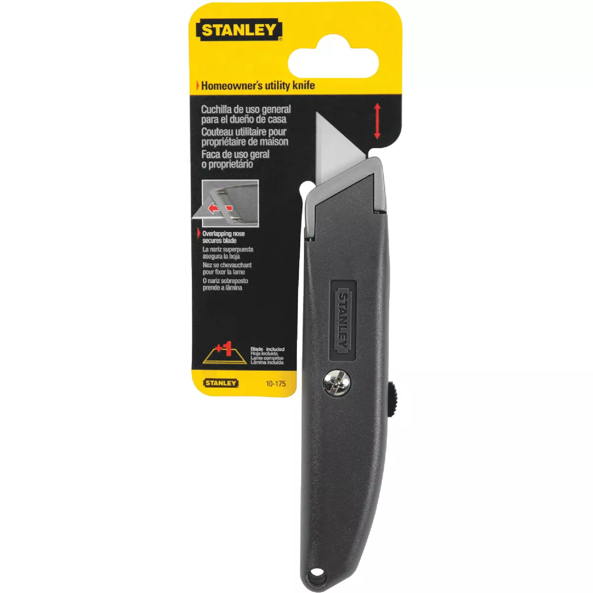 Stanley Homeowner's Retractable Straight Utility Knife