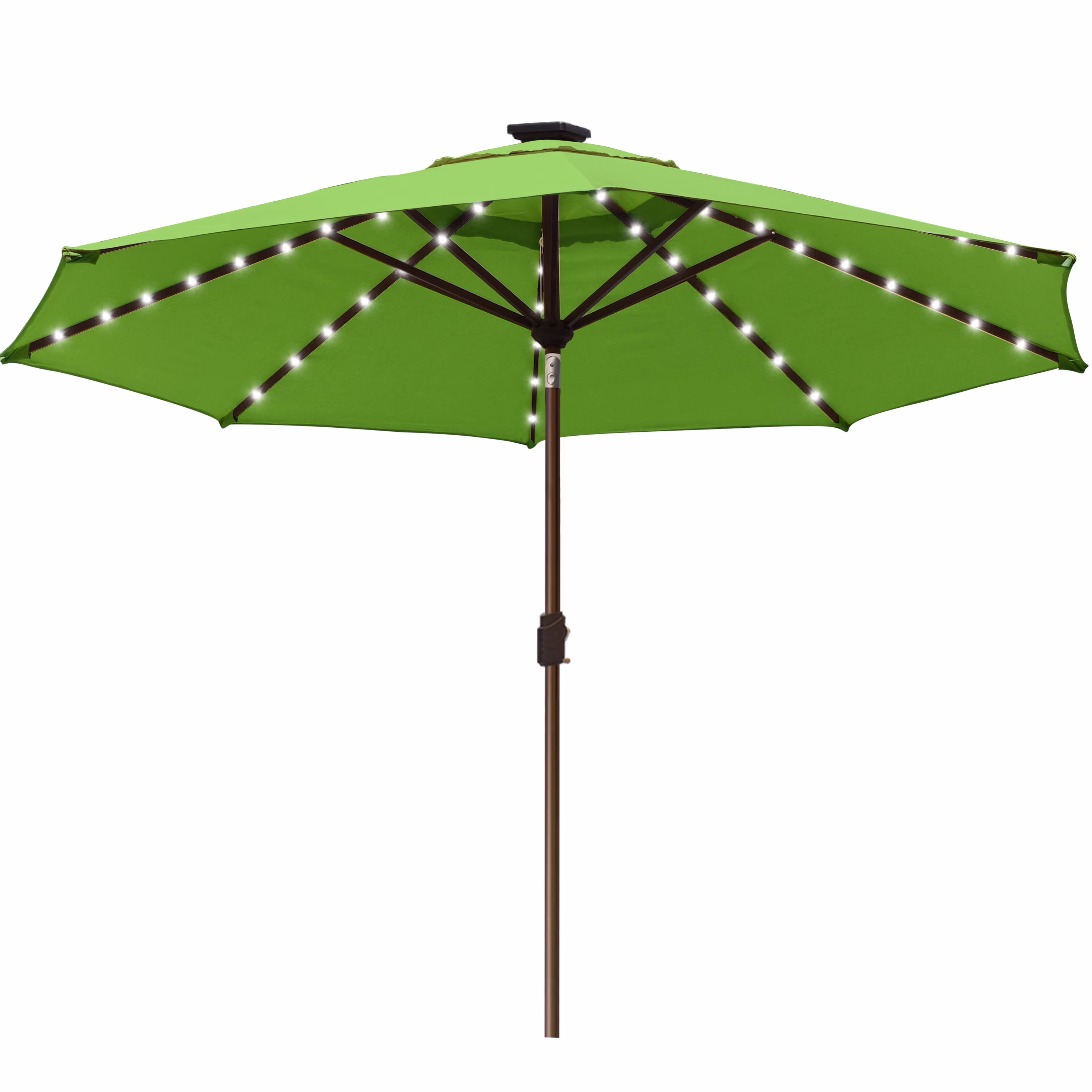EliteShade Sunbrella Solar Umbrellas 9ft Market Umbrella with 80 LED Lights Patio Umbrellas Outdoor Table Umbrella with Ventilation and 5 Years Non-Fading Top,Ruby - Image 18