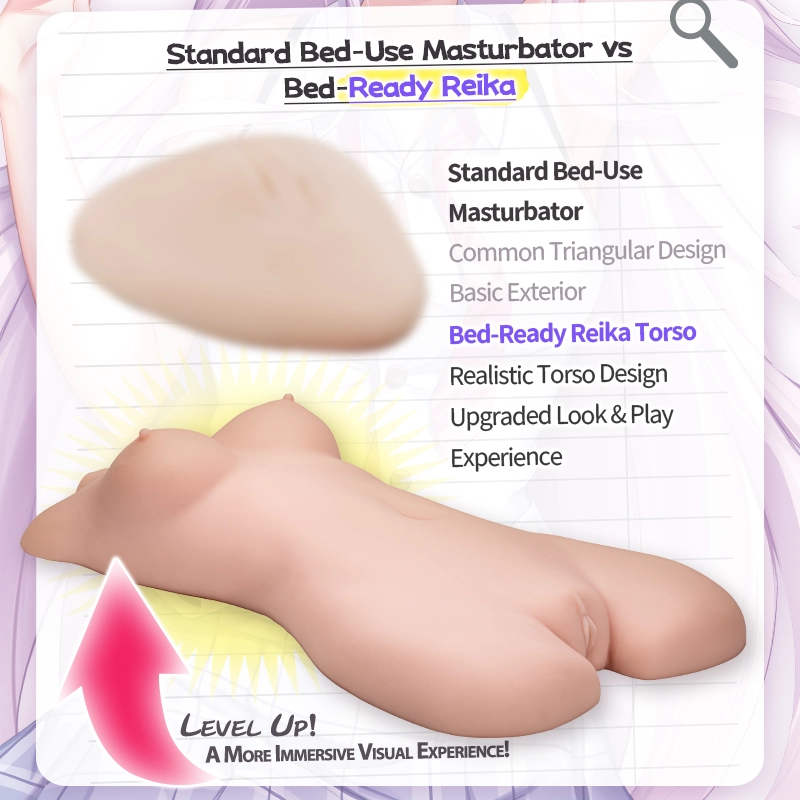 Dr.YUU realistic torso with a weighted 18.30 lb body for stable placement on a bed or tabletop