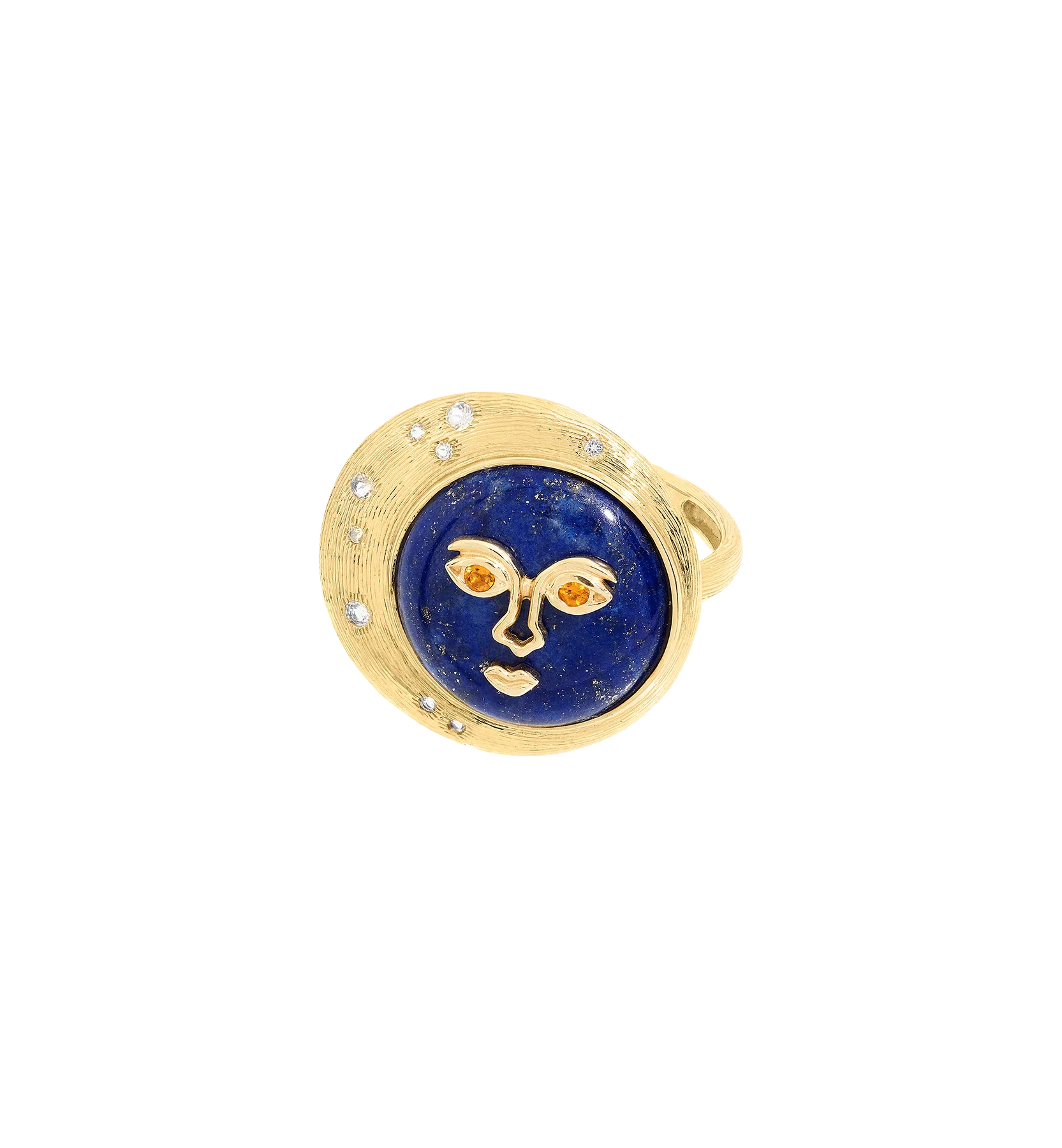 Moon Eclipse Ring 14K