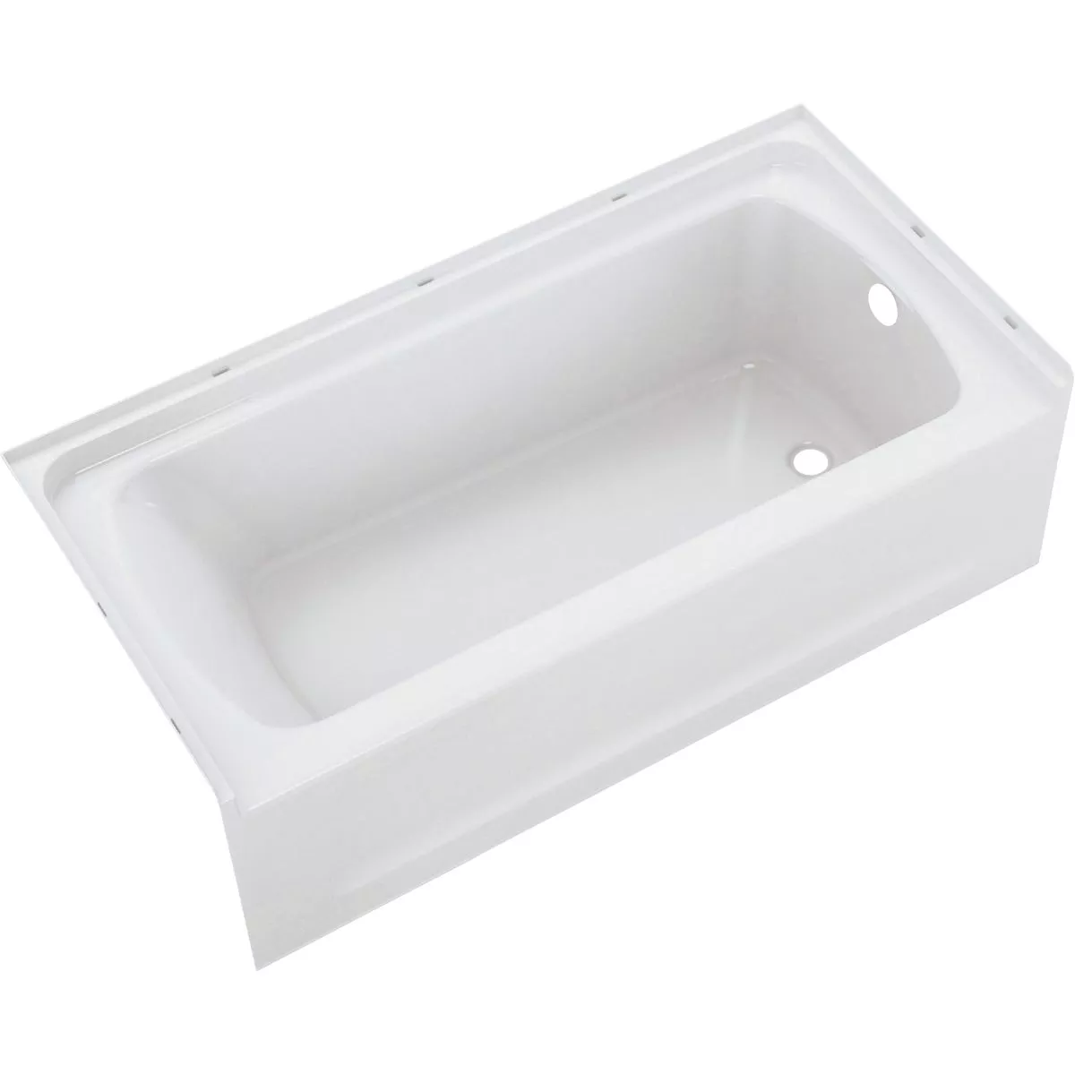 Sterling Ensemble 60 In. L x 30-1/4 In. W Right Drain Rectangular Alcove Bathtub in White
