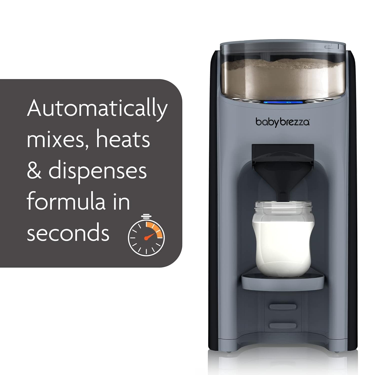 Baby Brezza Formula Pro Advanced Dispenser, Automatic Warm Formula Maker, BPA-Free, White - Image 9