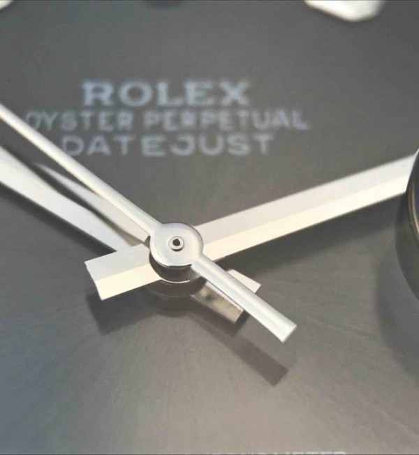 Replica Rolex DateJust 41mm 126300 Noob Gray Dial Diamonds Markers SS Bracelet A3235 - Top club