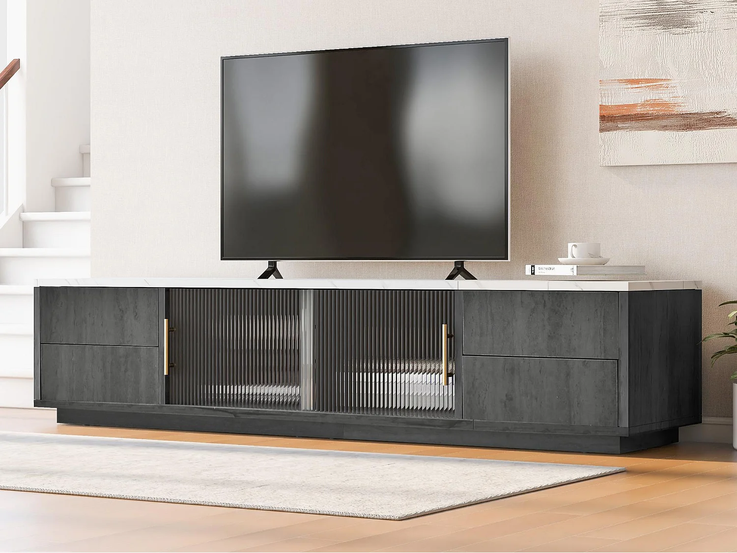 Meuble TV 160cm - adapté pour TV 70
