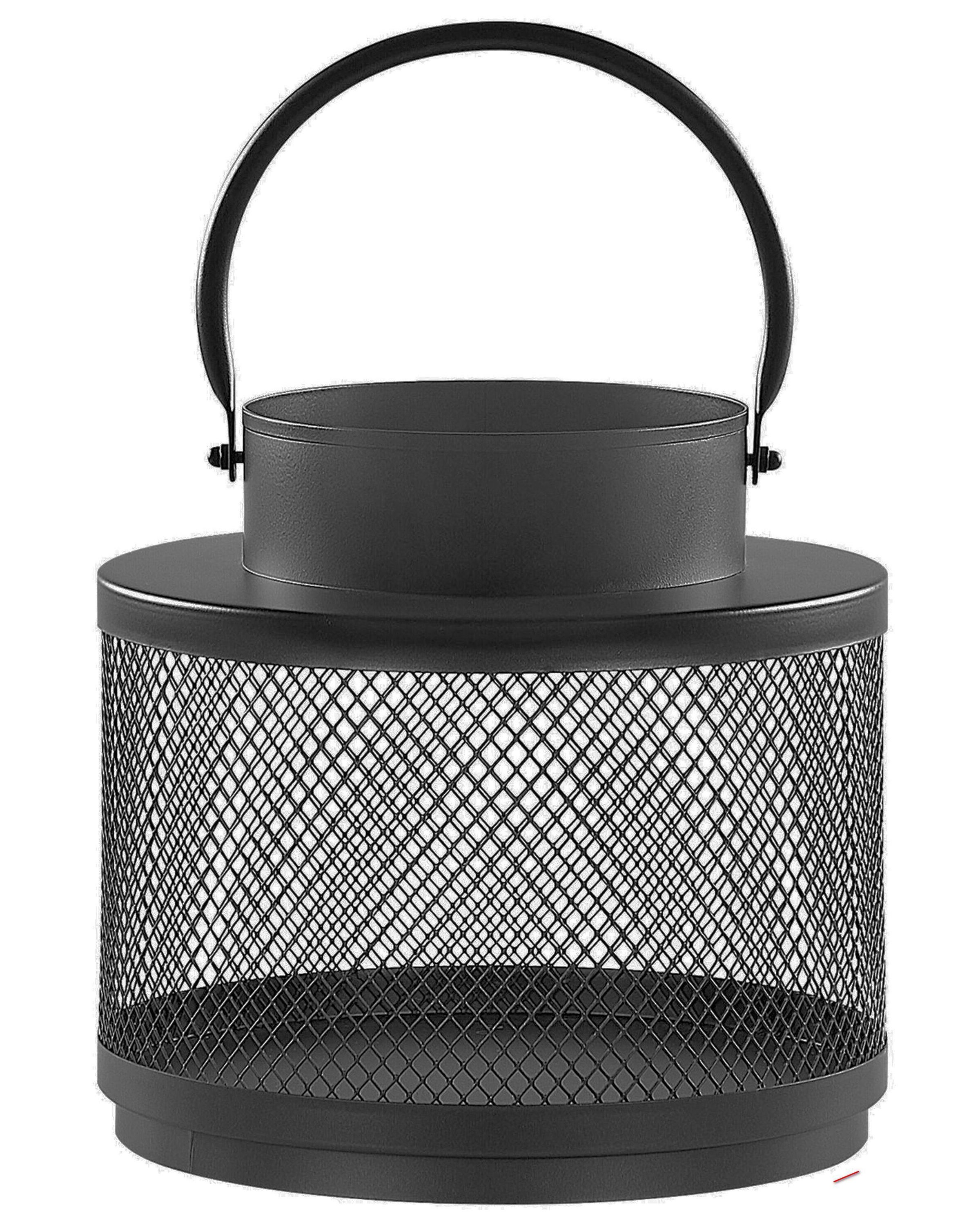 Lantern YAMDENA Metal 19 cm Black