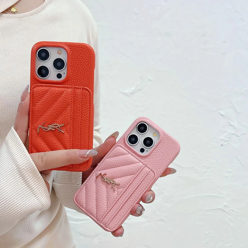 Saint Card Bag Leather iPhone Case - Wholesale & Influencer