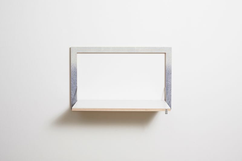 Fläpps Wandbureau 80x50-1 - Fading Grey door Monika Strigel