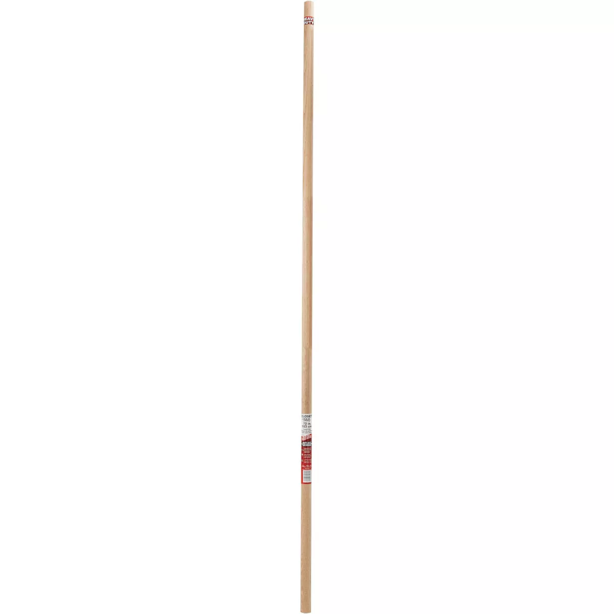 John Sterling Closet-Pro 6 Ft. x 1-5/16 In. Red Oak Closet Rod, Unfinished
