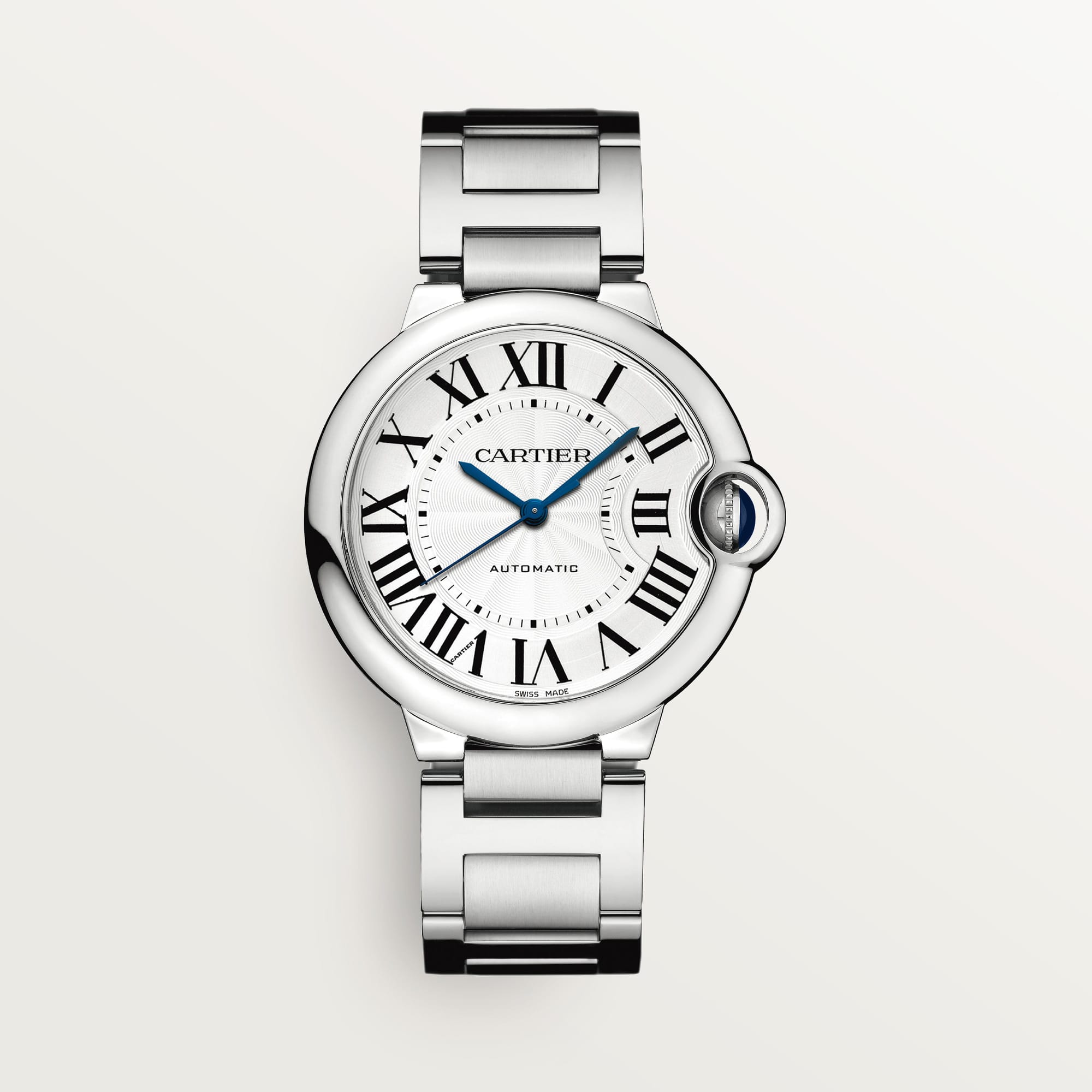 Fake Cartier Watch Ballon Bleu de Cartier Steel 36mm Silver Dial WSBB0048 mechanical movement 3KF(1:1 replica) - Top club