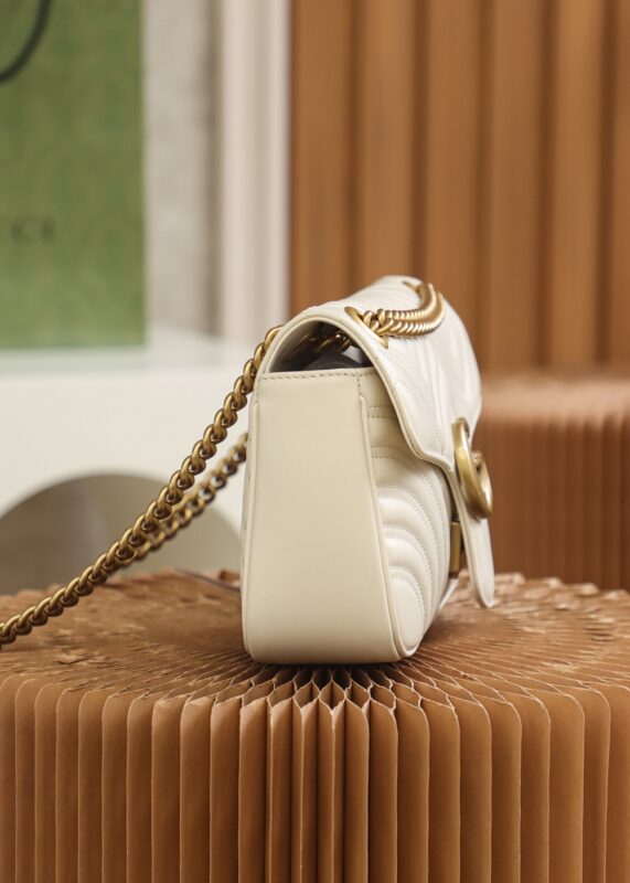 Replica Gucci GG Marmont Medium White1:1High-quality replica