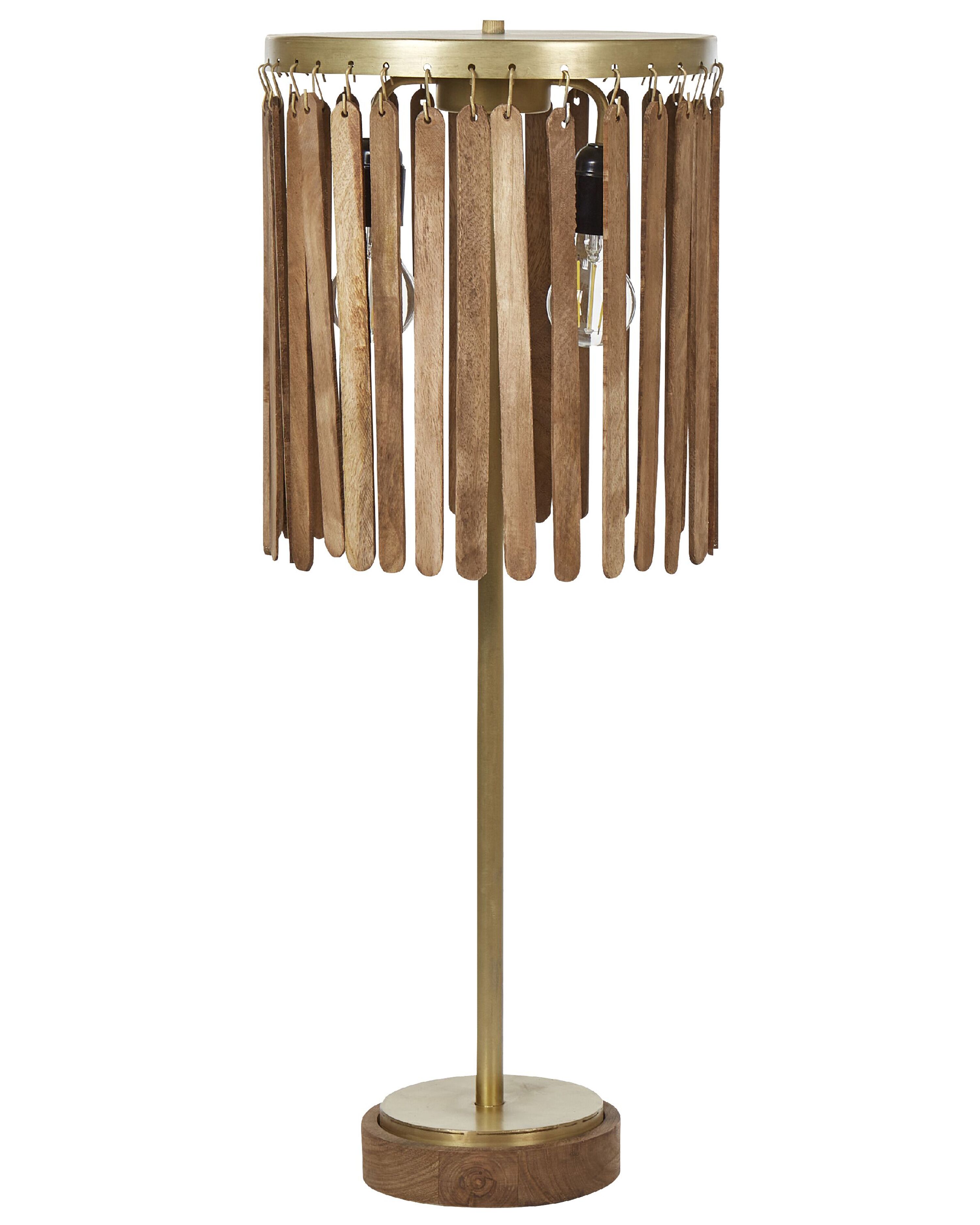 Table Lamp KAVERI Mango Wood Brown