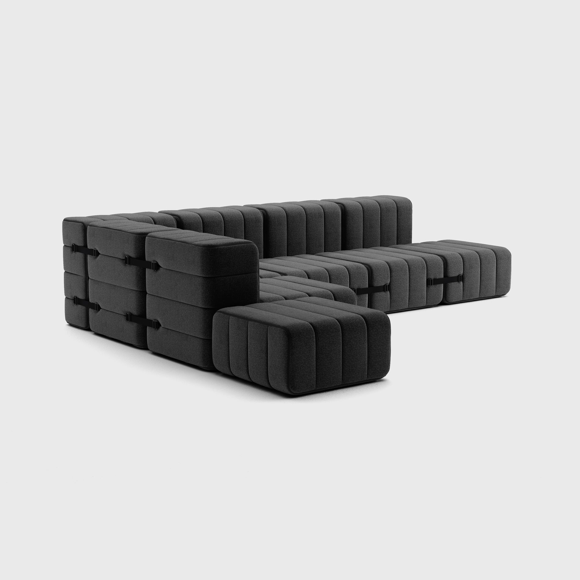 Curt-Set 12 - Dama - 0004 (Dark Grijs)