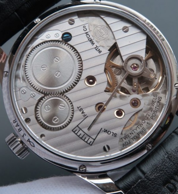 Replica IWC YLF Portuguese Regulateur Gray Dial Leather Strap A6498 - Top club