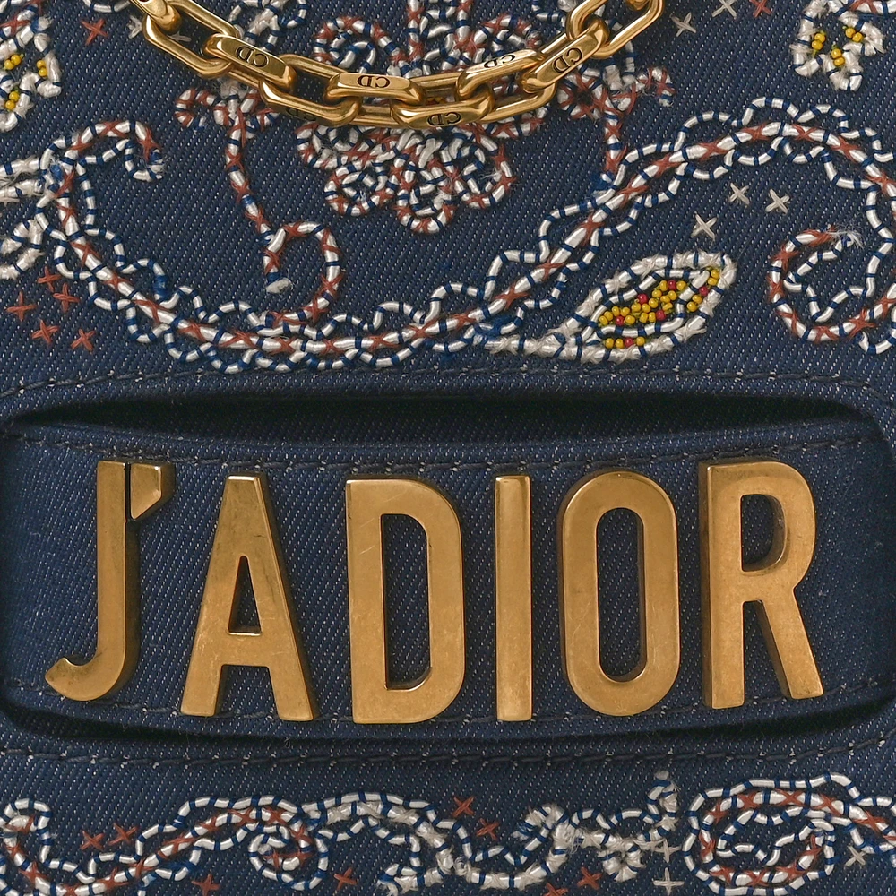 Dior J’Adior Replica Handbag with Stunning Beadwork and Gold Chain1:1High-quality replica