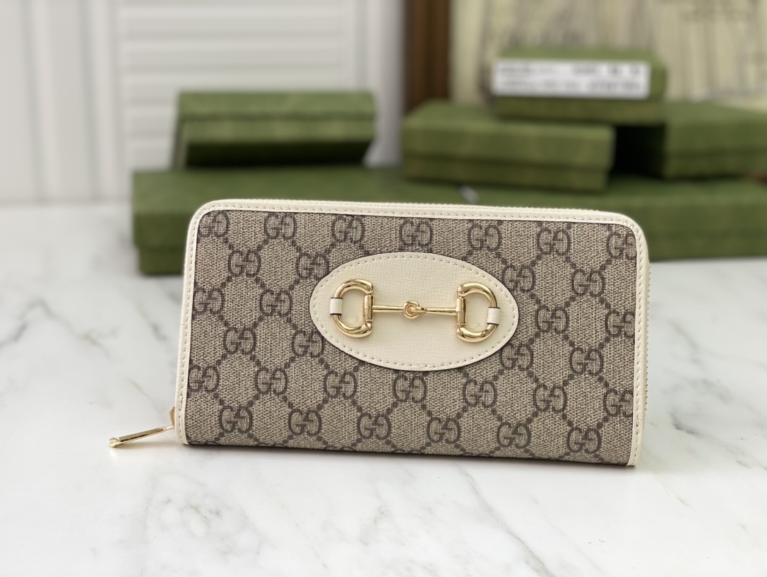 Replica Gucci Horsebit 1955 Zip Around Wallet1:1High-quality replica