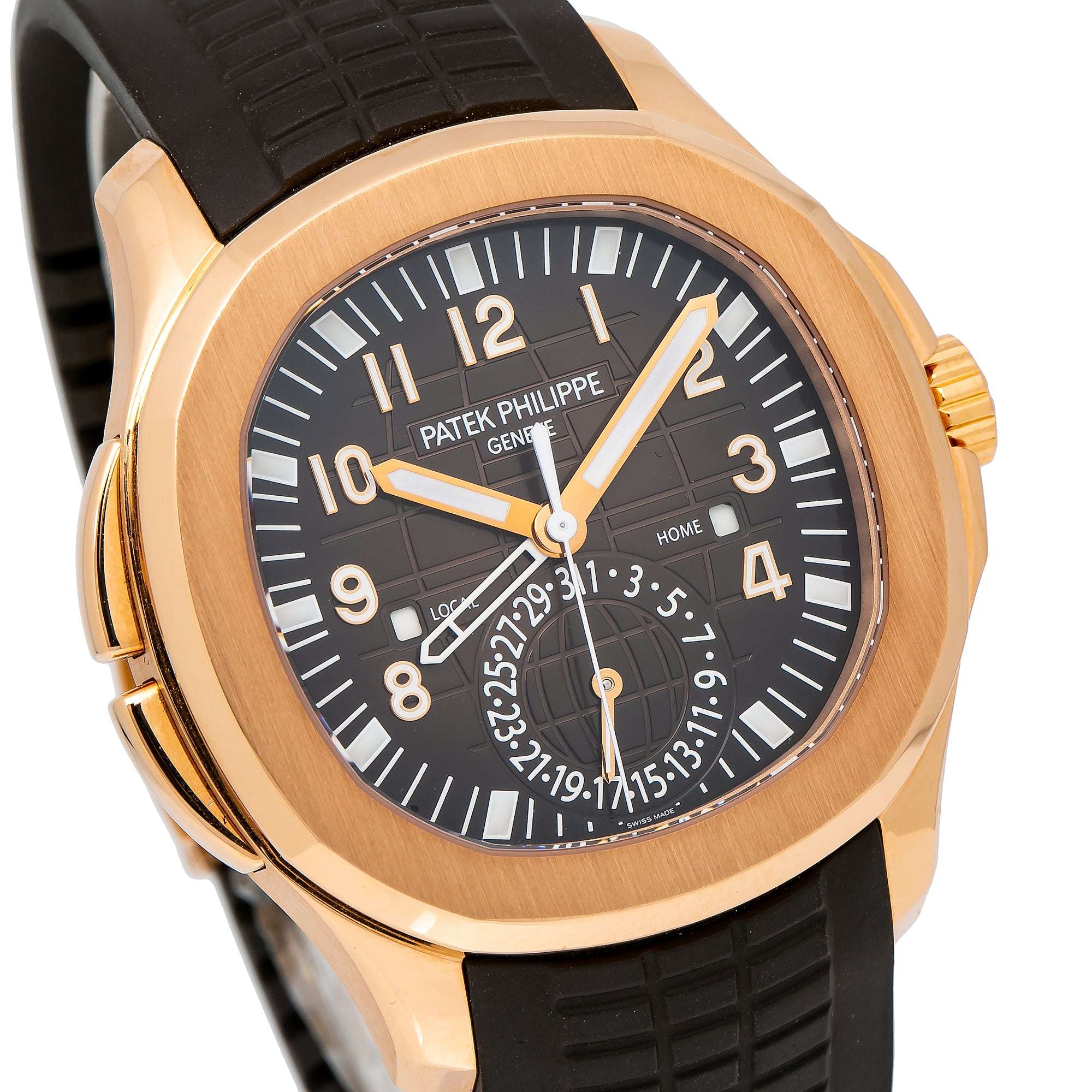 Patek Philippe Aquanaut 5164R-001 40MM Brown Dial With Leather Bracelet(1:1 replica) - Top club