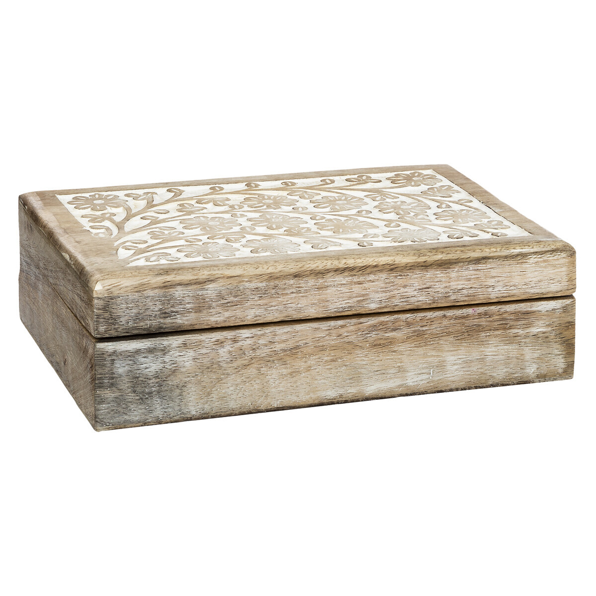 Set of 2 boxes "Ritual" Mango wood, L.21/25 cm