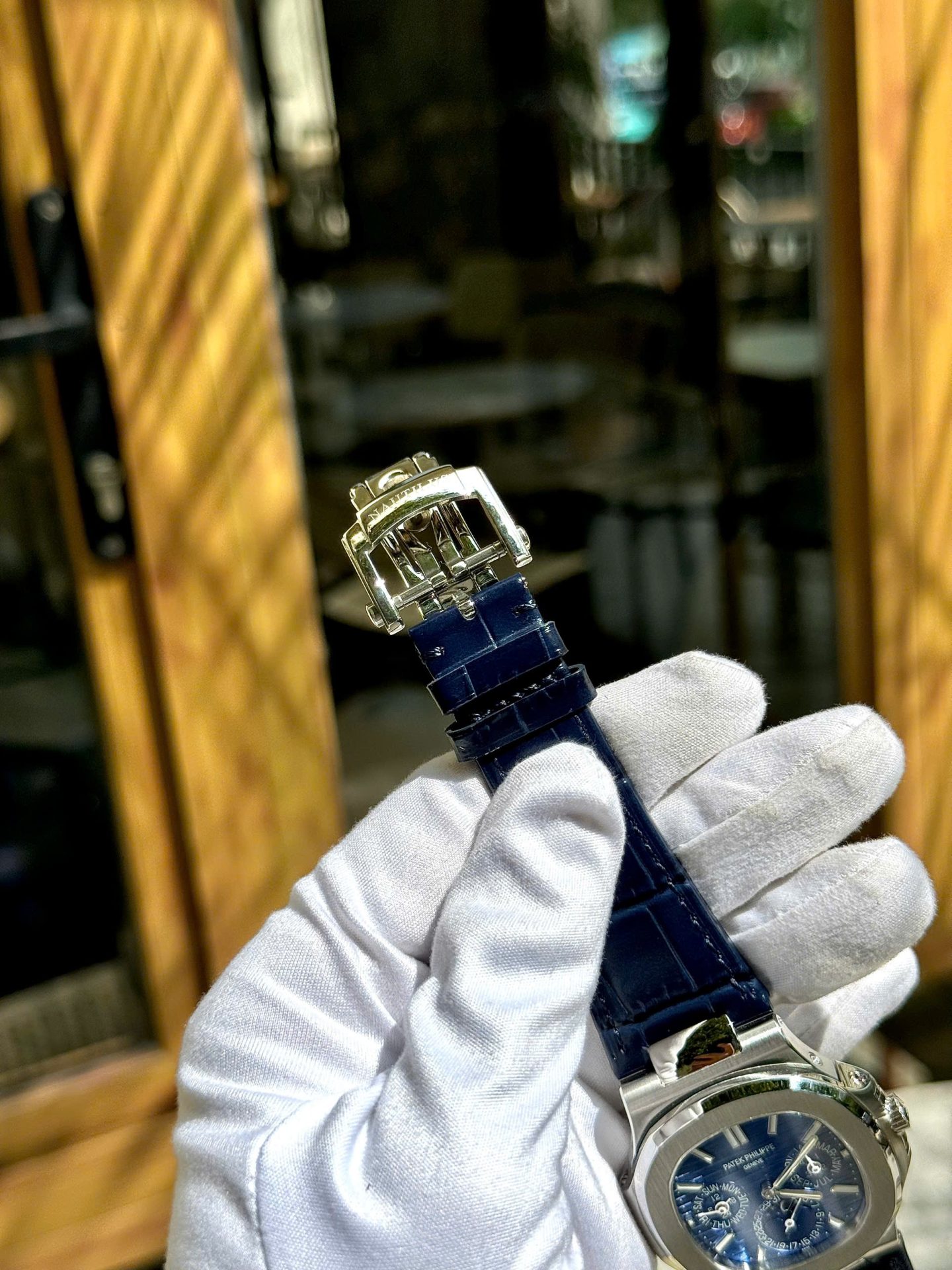 Patek Philippe High End Watch Replicas Nautilus 5740G Blue   Automatic Swiss Movement 40mm - Top club