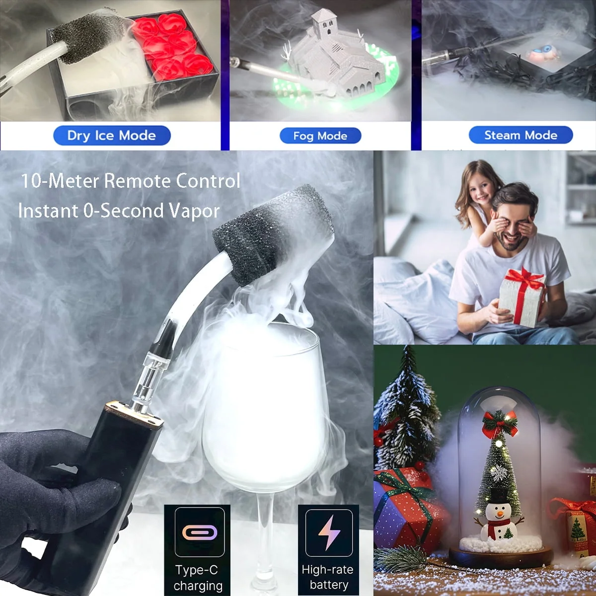 Portable Mini Smoke Machine Handheld fog Machine for Photography Cosplay Smoke Making Machine Outdoor Events, Parties - Image 2 Portable Mini Smoke Machine Handheld fog Machine for Photography Cosplay Smoke Making Machine Outdoor Events, Parties - Image 2