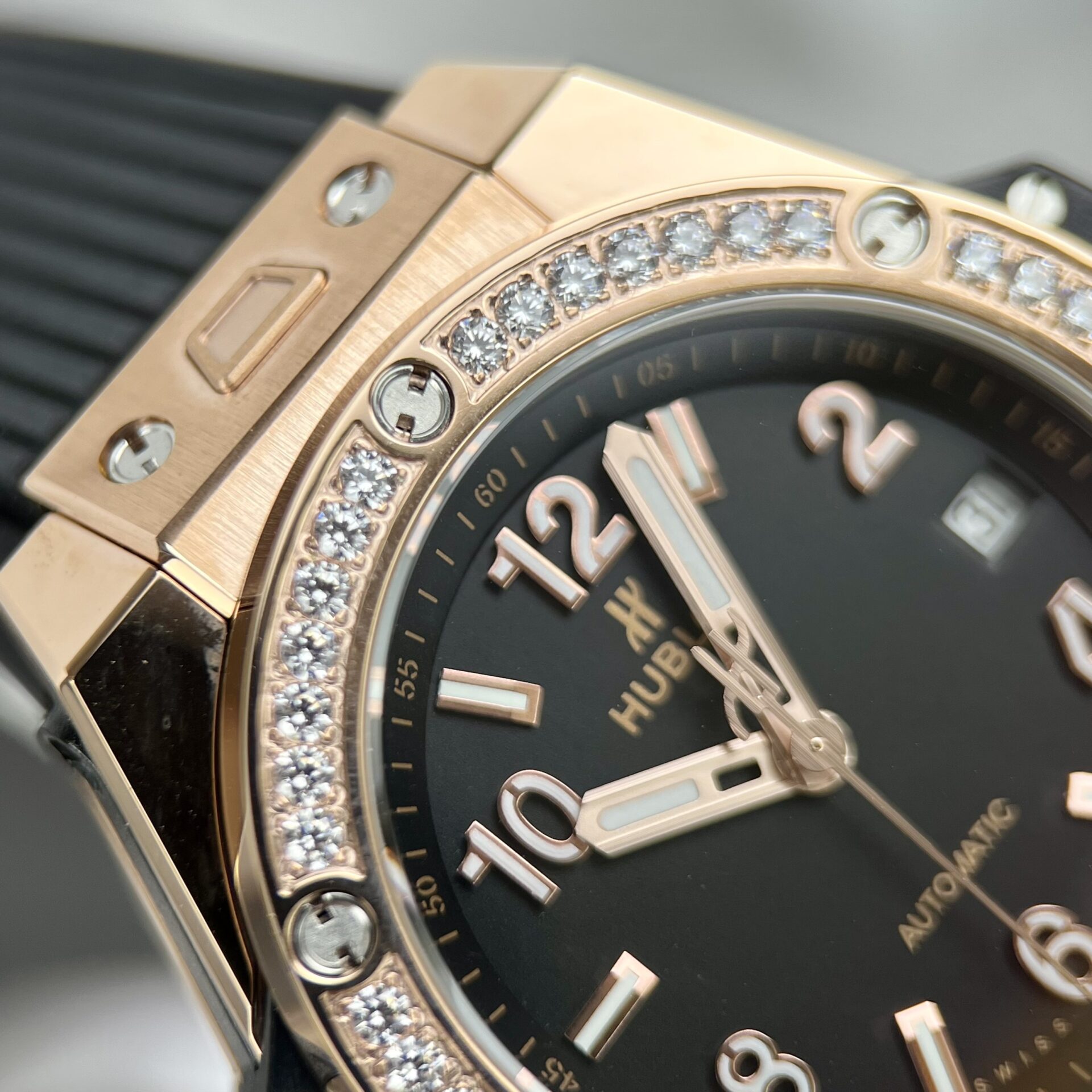 Hublot Replica 1:1 Watch Big Bang One Click King Gold Diamond Bezel HBF 39mm - Top club