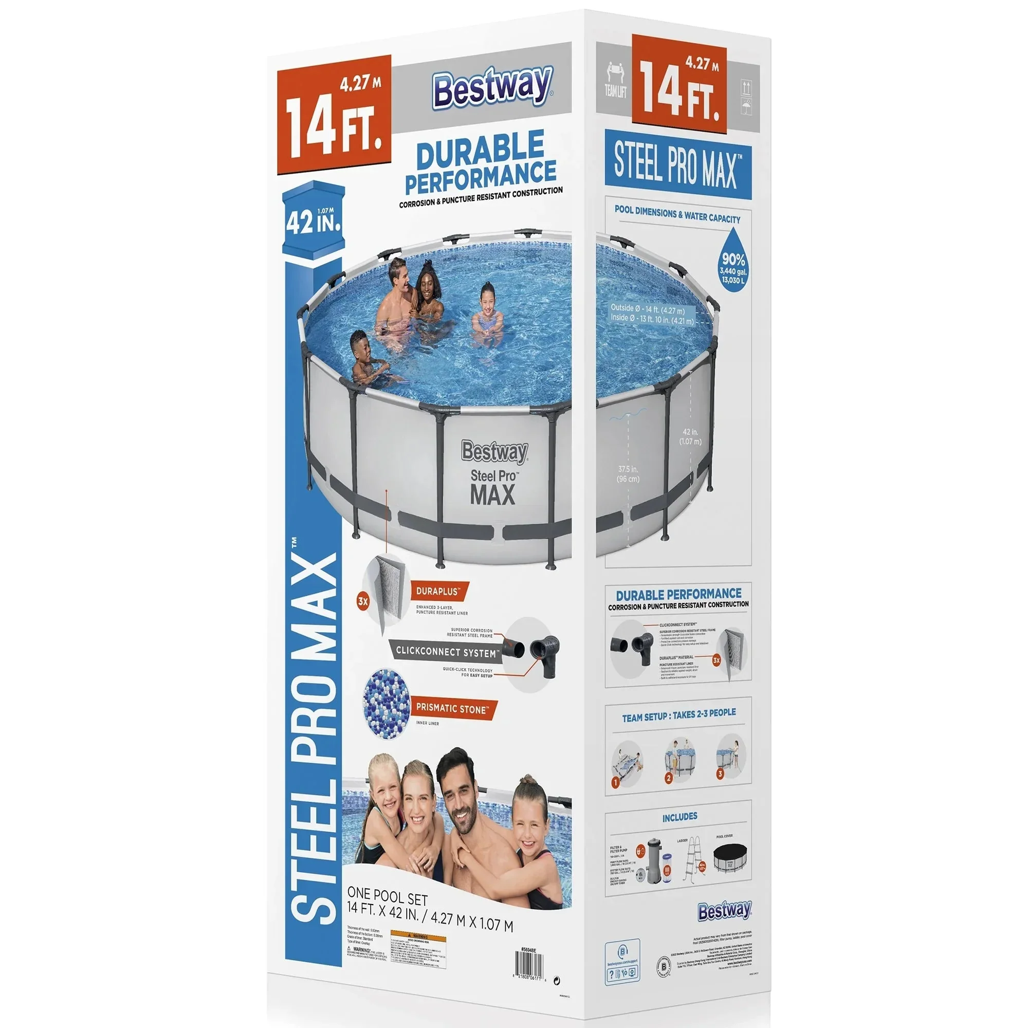 Bestway Steel Pro MAX Above Ground Pool Set, 10' x 30 in - Image 20 Bestway Steel Pro MAX Above Ground Pool Set, 10' x 30 in - Image 20