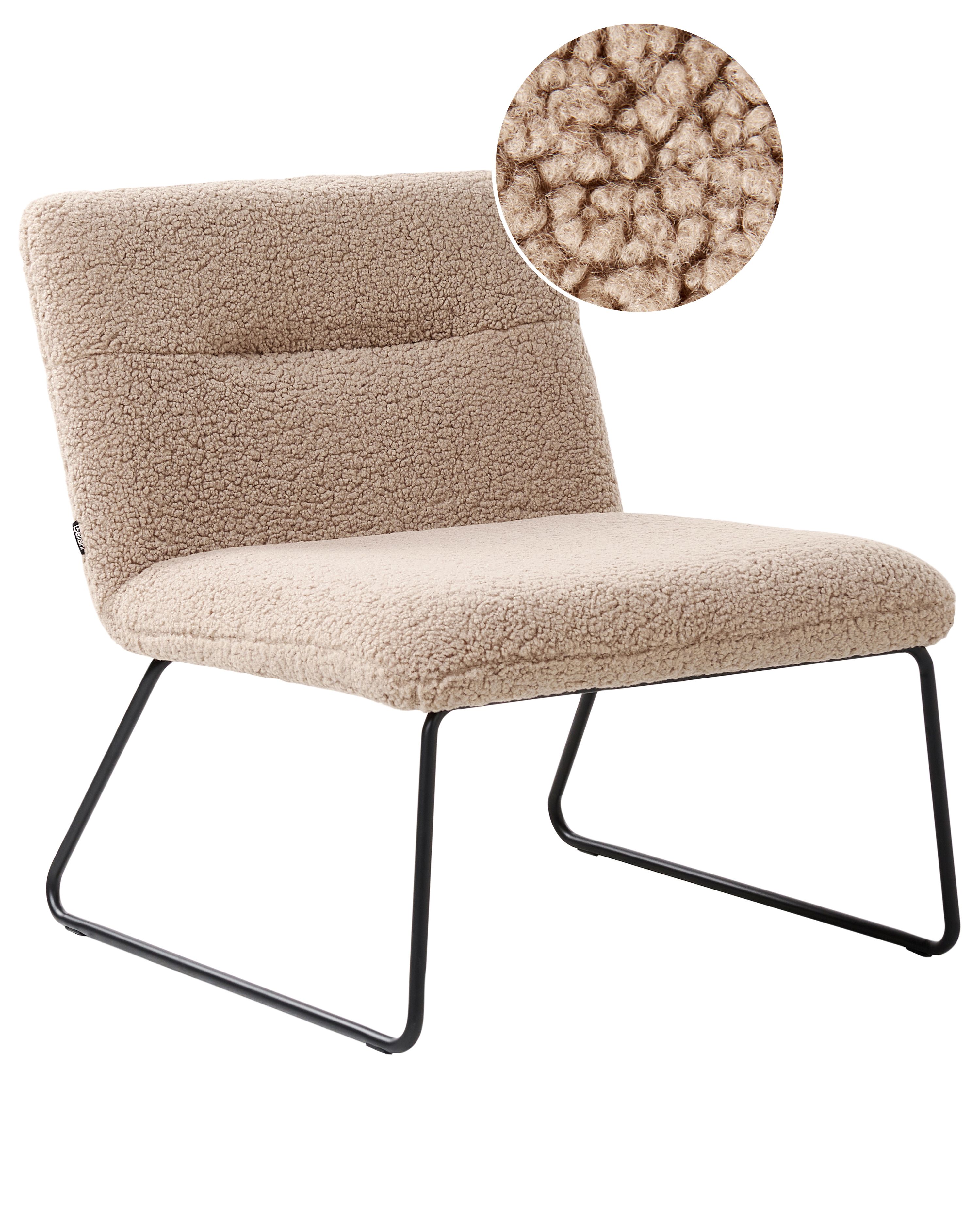Armchair COTULLA Boucle Beige