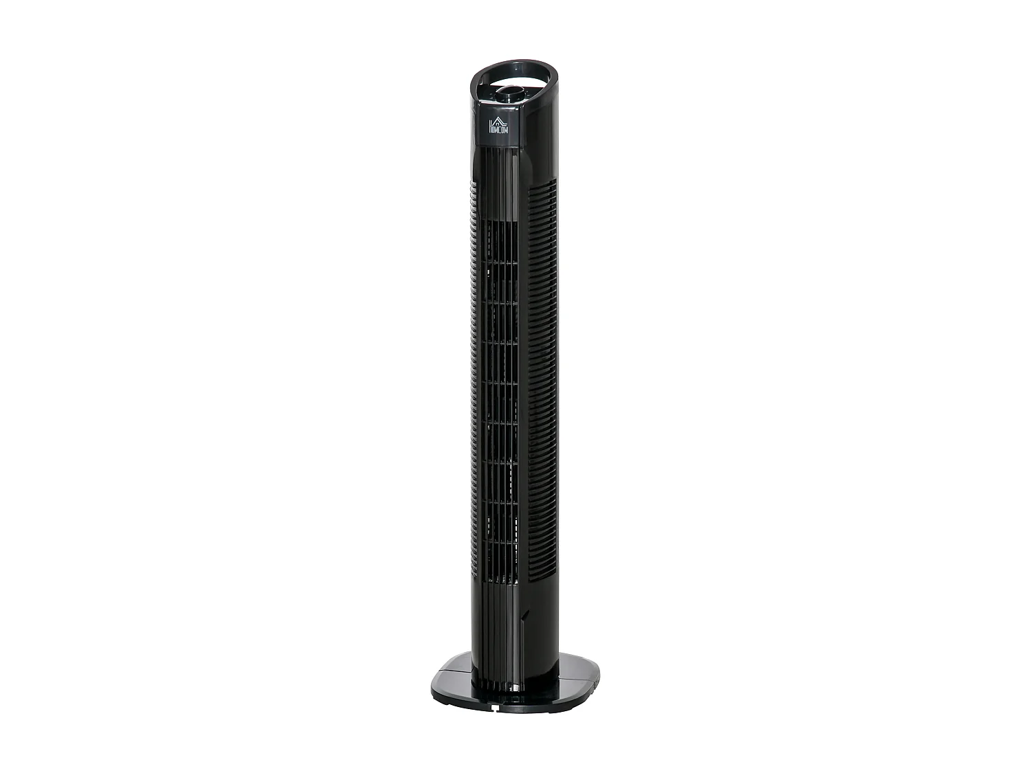 Ventilateur colonne tour oscillant silencieux 50W 3 vitesses Ø 20 x 78,5H cm noir