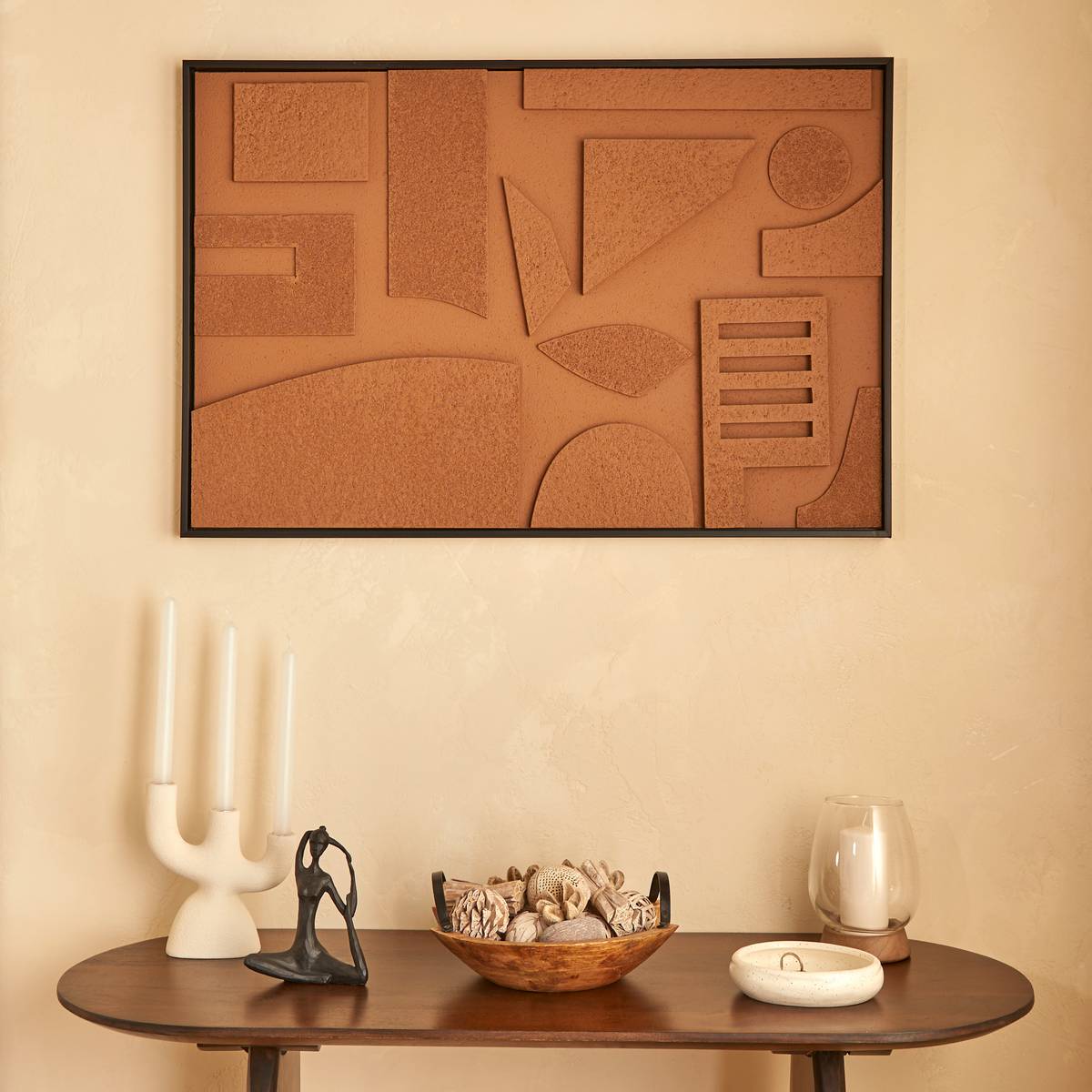 3D Canvas "Jilani" Brown, 60x90 cm
