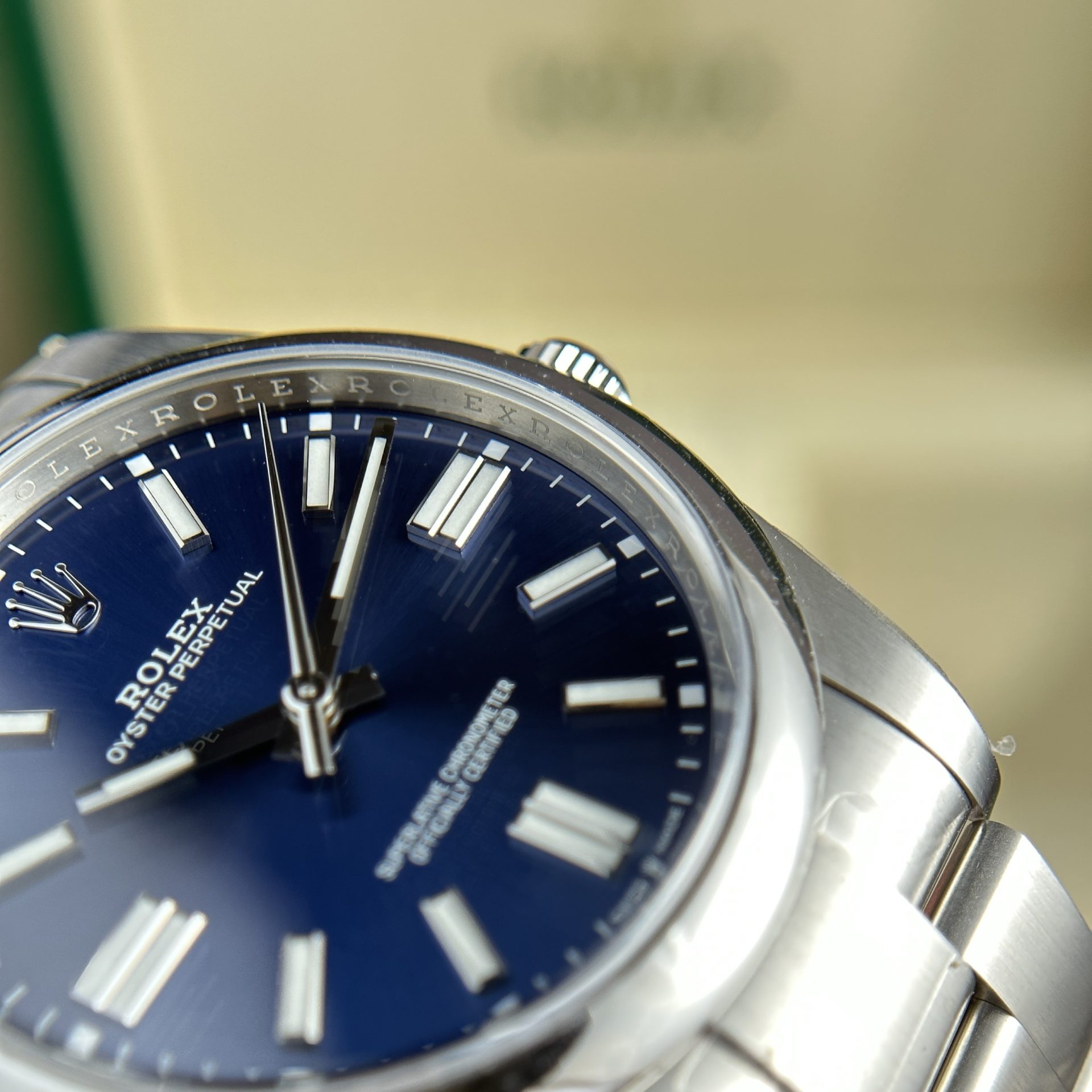 Rolex Replica Watch Oyster Perpetual 124300 Dial Blue Clean Factory 41mm - Elite Watch Atelier