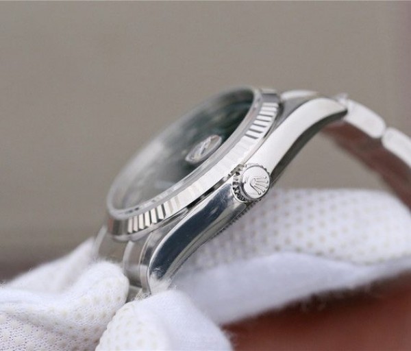 Replica Rolex DateJust 36mm SS 116234 ARF Black Dial Roman Markers 904L Oyster Bracelet SA3135 - Elite Watch Atelier