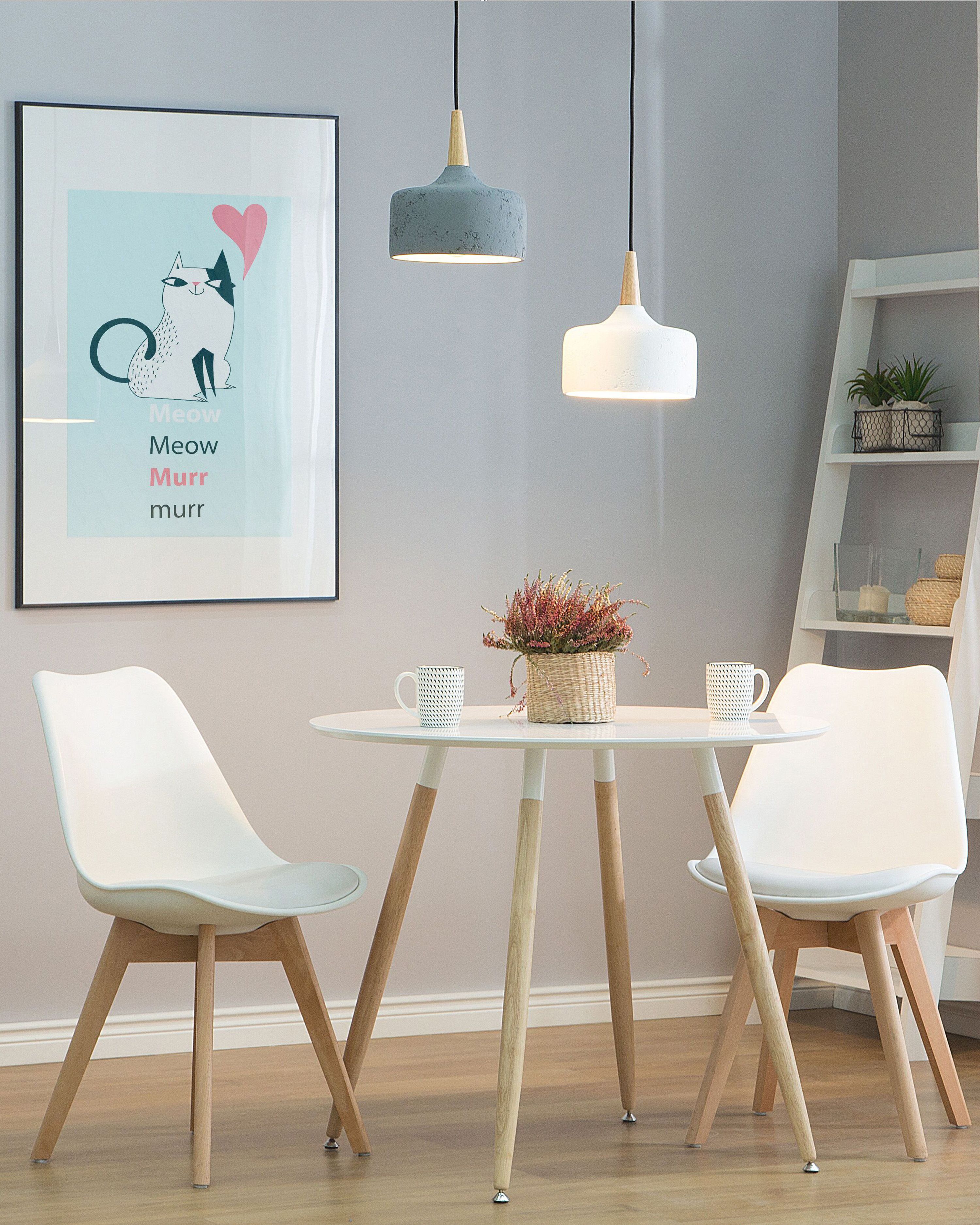 Pendant Lamp BURANO Concrete White