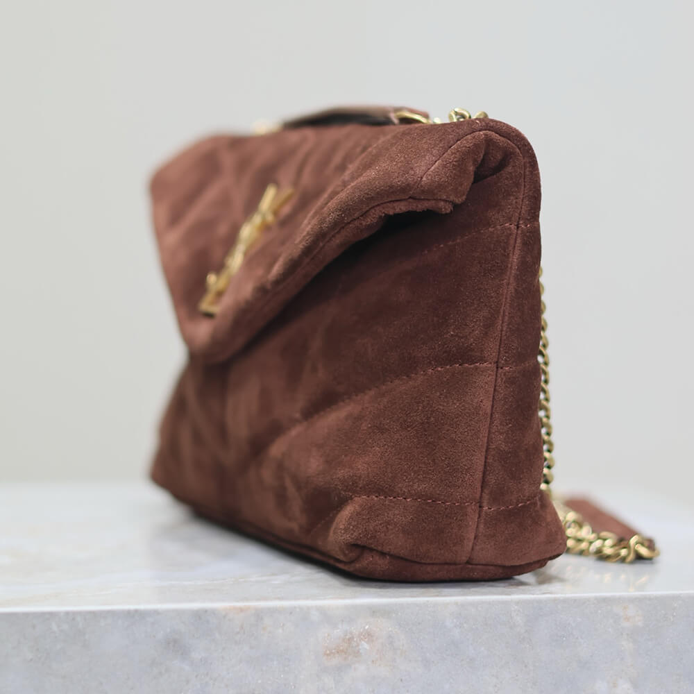 YSL Toy Puffer Bag in Suede1:1High-quality replica