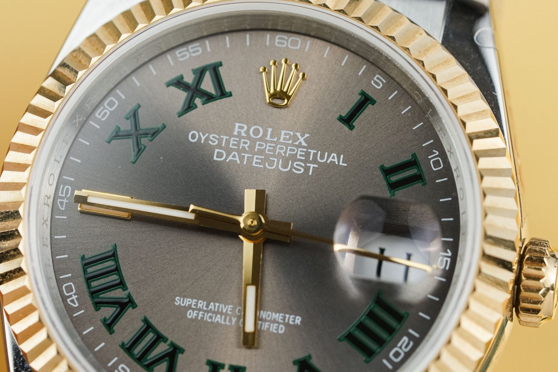 Rolex Rep 11 Watch DateJust 126231 Wimbledon Dial Gold Wrapped GM Factory 36mm - Elite Watch Atelier