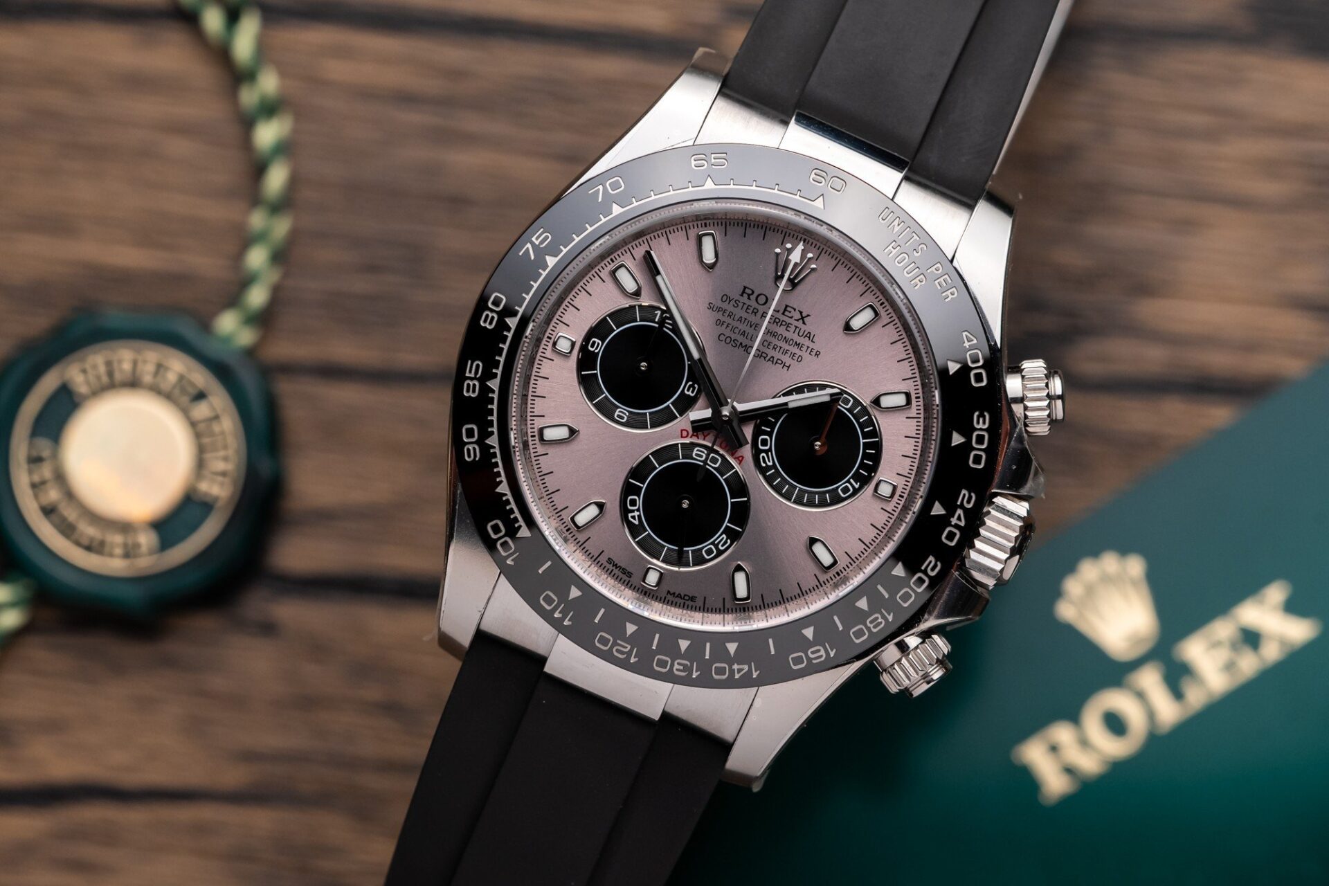 Rolex Daytona 116519LN Gray Dial Rep 11 Watch Oysterflex Strap Clean Factory 40mm - Elite Watch Atelier